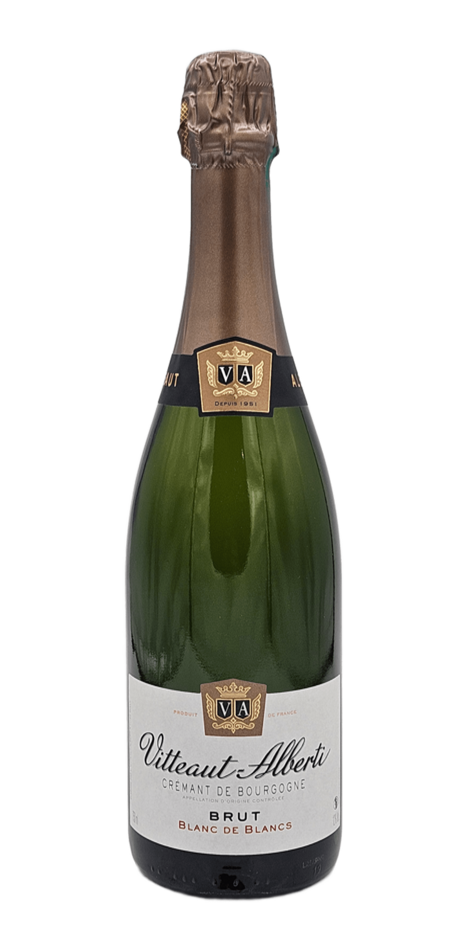 Crémant de Bourgogne – Brut – Blanc De Blancs – Vitteaut-Alberti