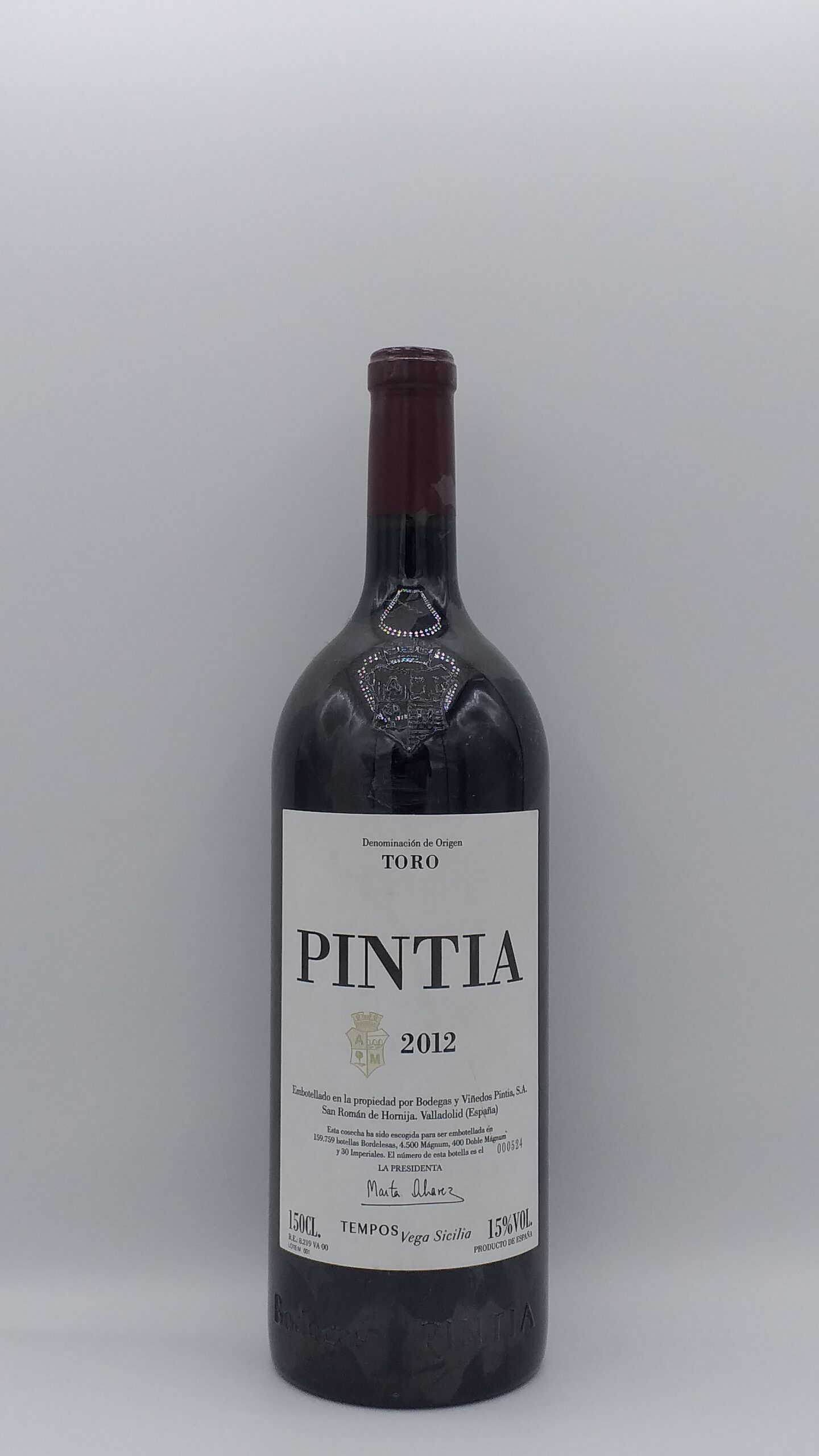 Magnum Toro domaine Pintia  de Vega Sicilia 2012 Espagne