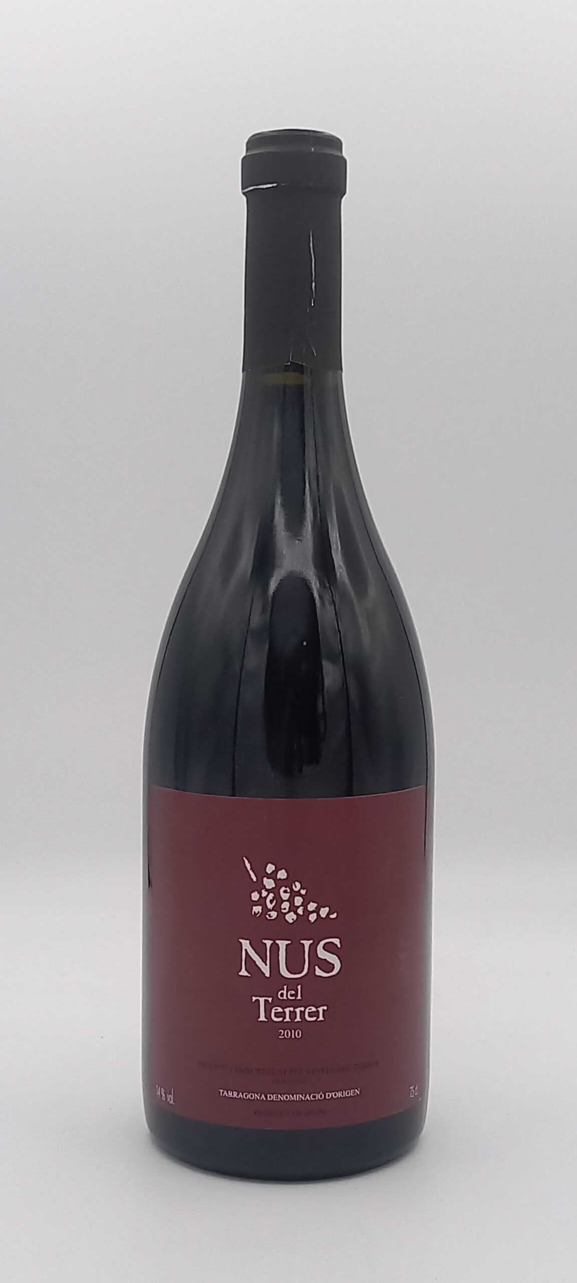 Tarragone Nus Del Terrer 2010 ROUGE TERRER D’ AUBERT Espagne