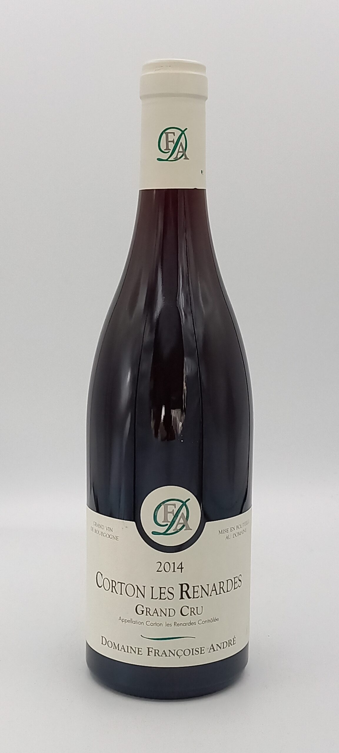 BOURGOGNE CORTON RENARDES Grand Cru 2014  DOMAINE F.ANDRE