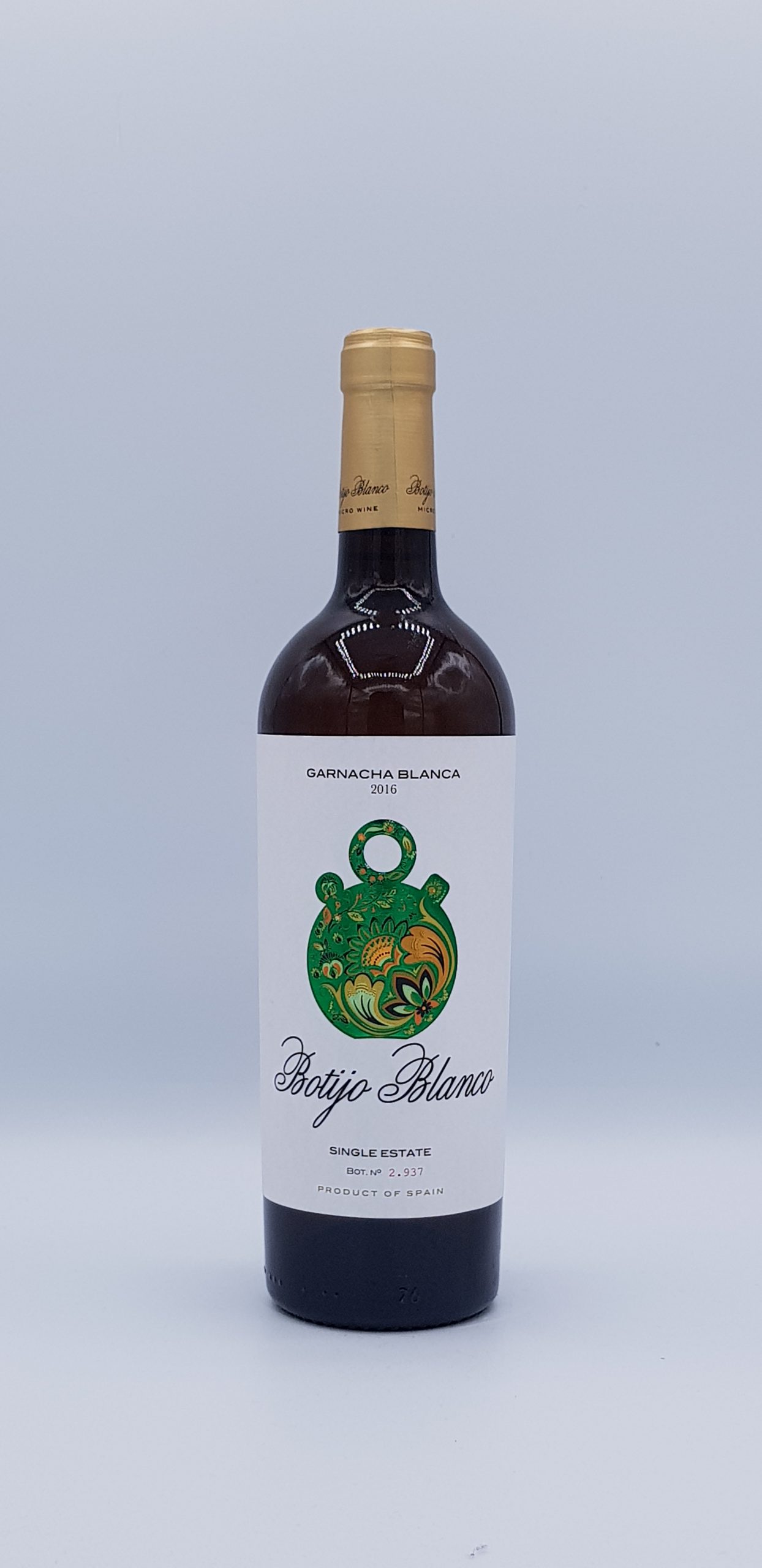 Botijo Blanco Grenache Blanc « Valdejalon » 2016 Espagne