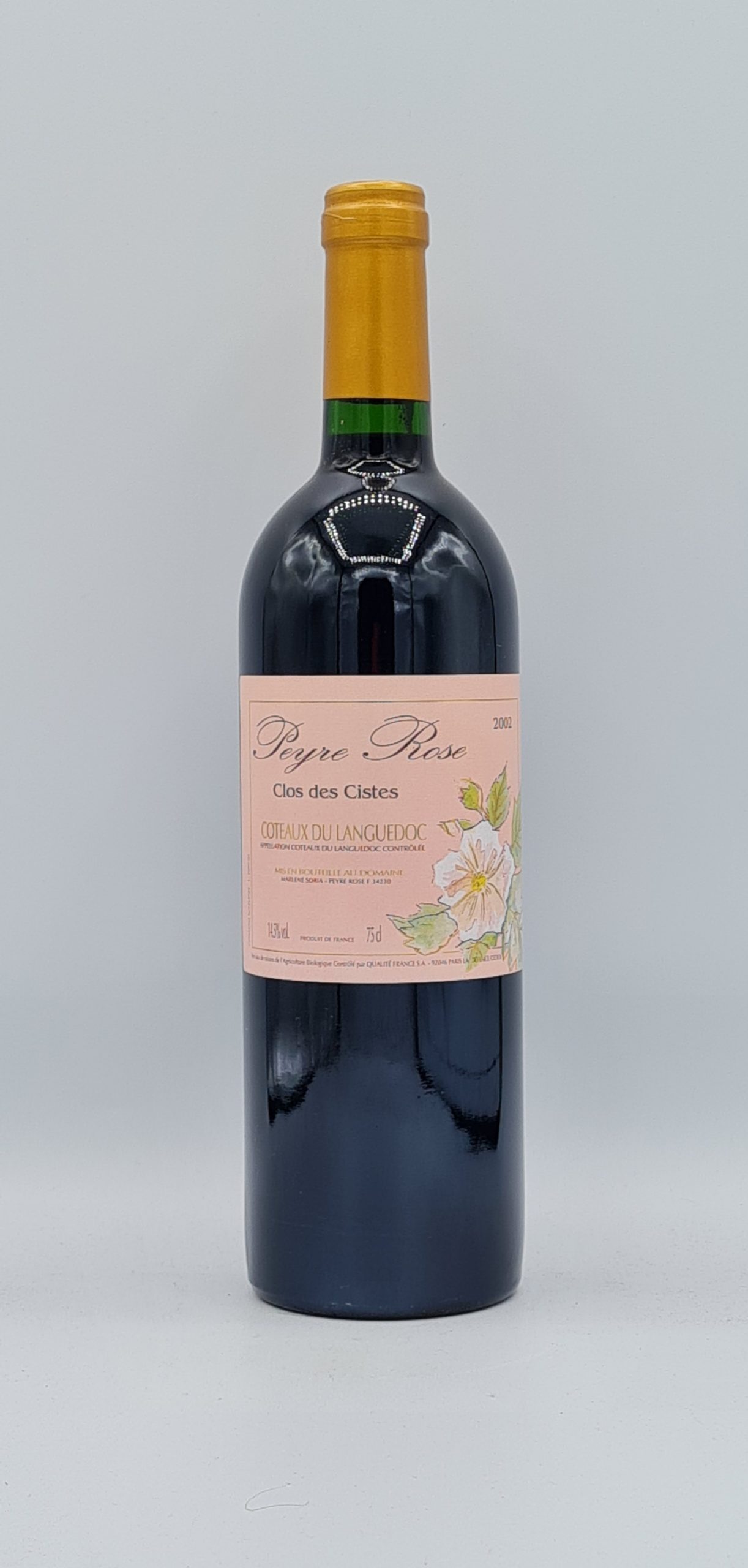 Côteaux Du Languedoc 2002 “Clos Des Cistes”Dom Peyre Rose Côteaux Du Languedoc 2002 “Clos Des Cistes”Dom Peyre Rose