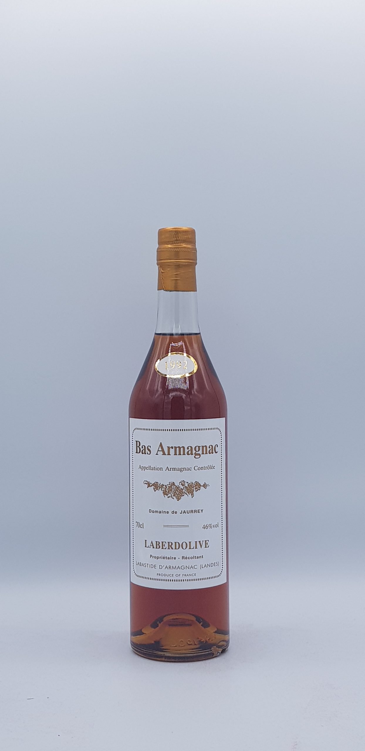 Bas-Armagnac 1992 Domaine De Jaurrey Laberdolive 46%