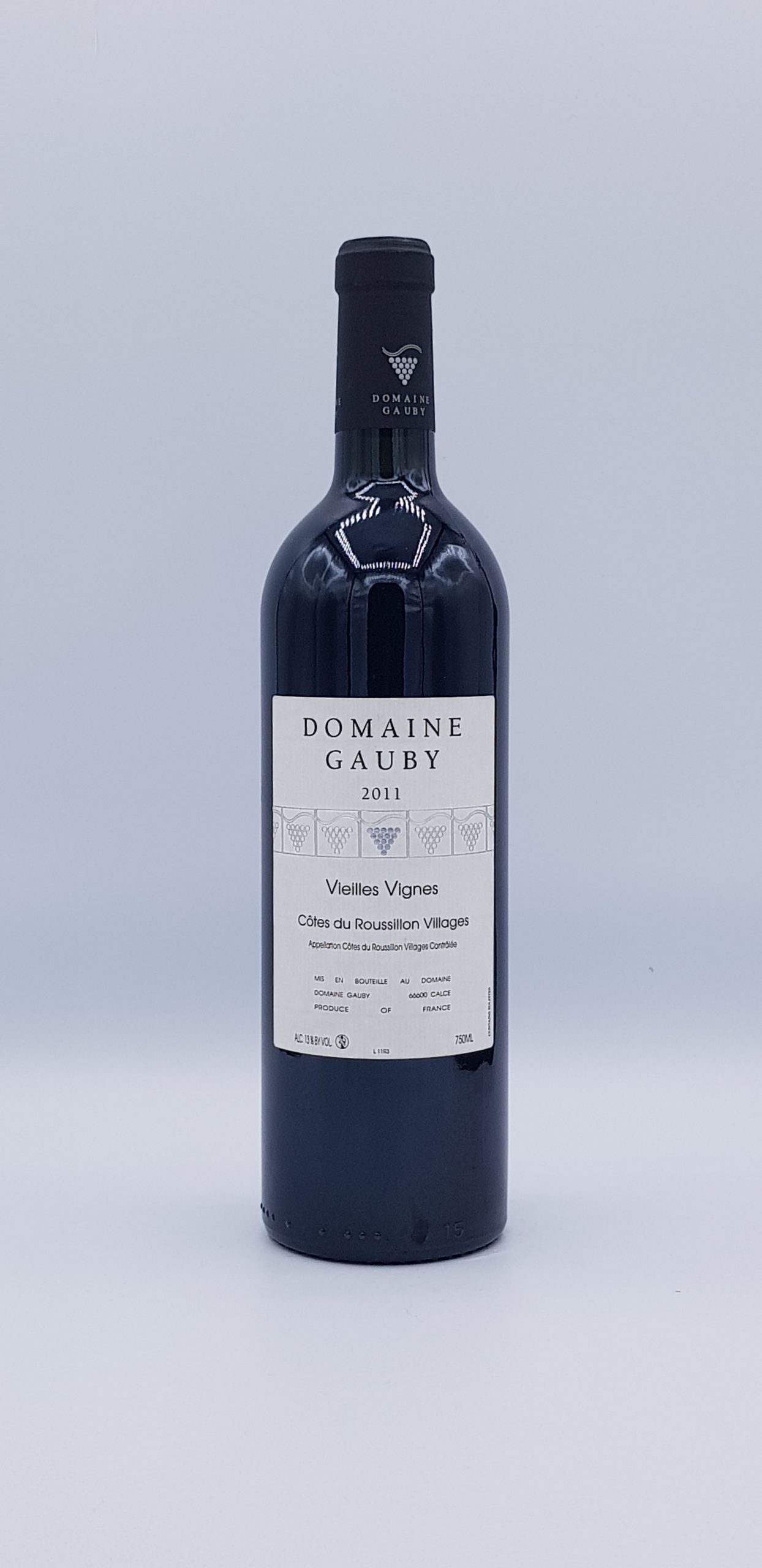 COTES DU ROUSSILLON 2011 ROUGE VIEILLES VIGNES DOMAINE GAUBY