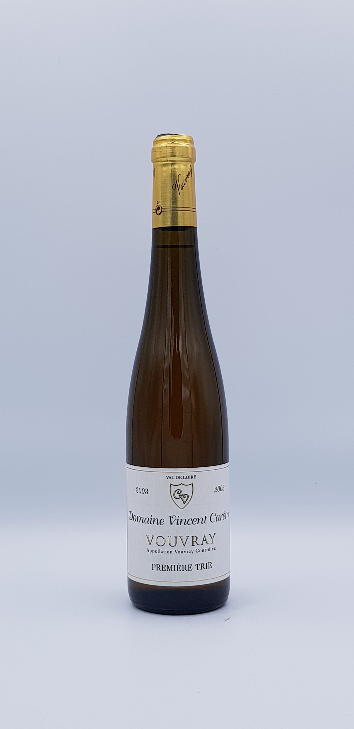 Vouvray première Trie Moelleux 2003  Vincent Carême