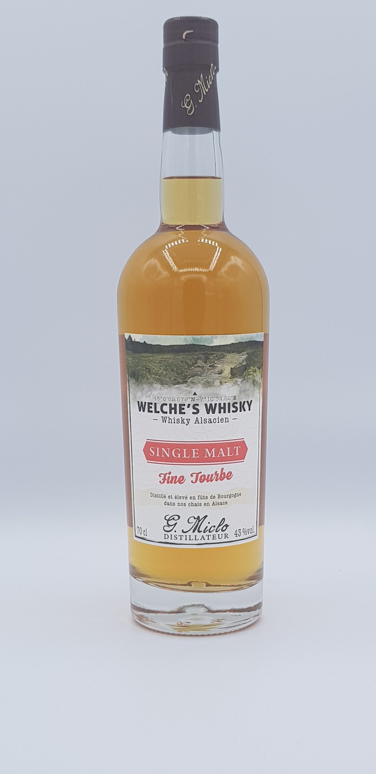 Welche’S Whisky Alsacien Sm Fine Tourbe 43° Miclos