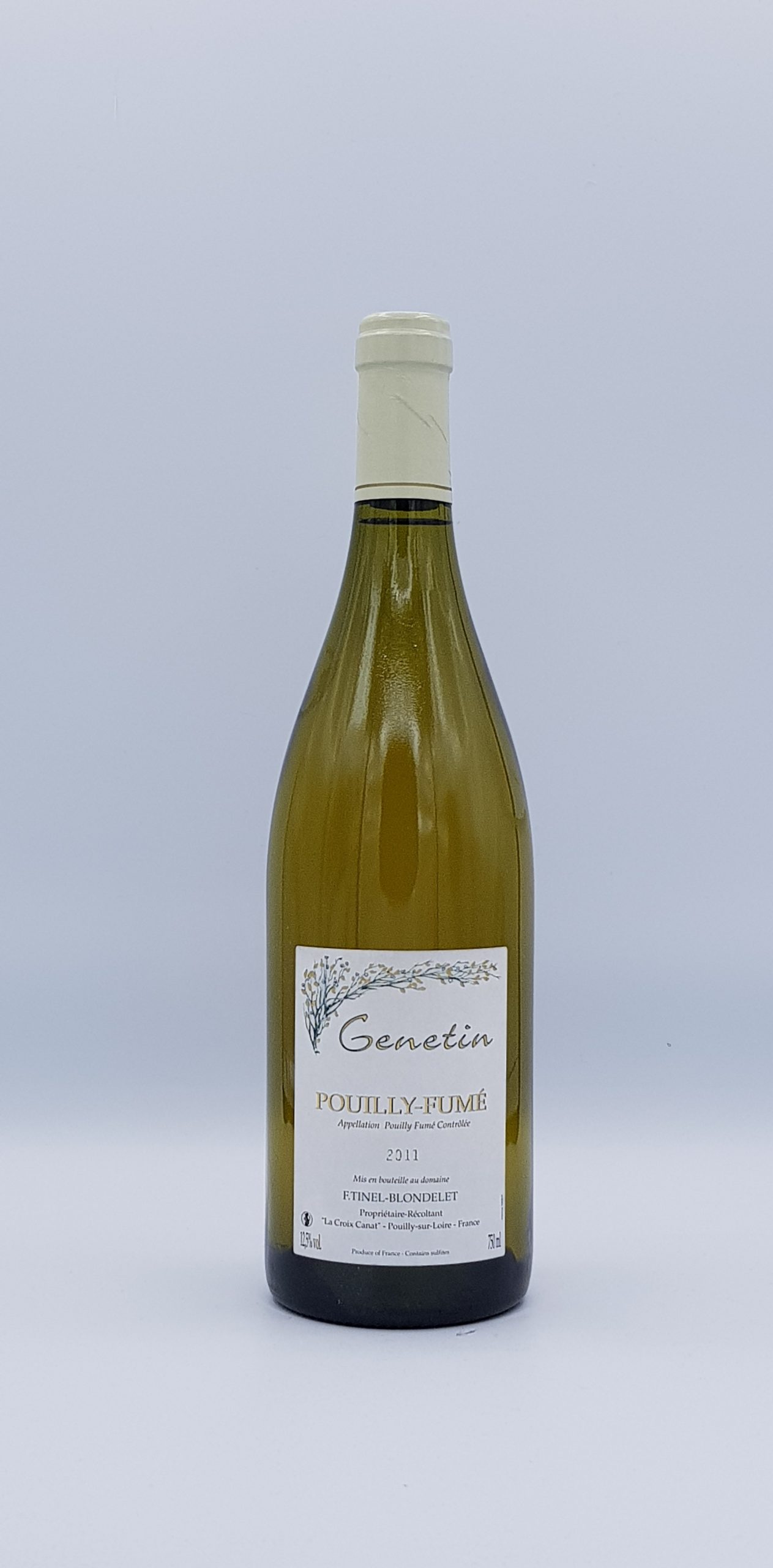 Pouilly Fumé « Genetin » 2011 domaine Blondelet