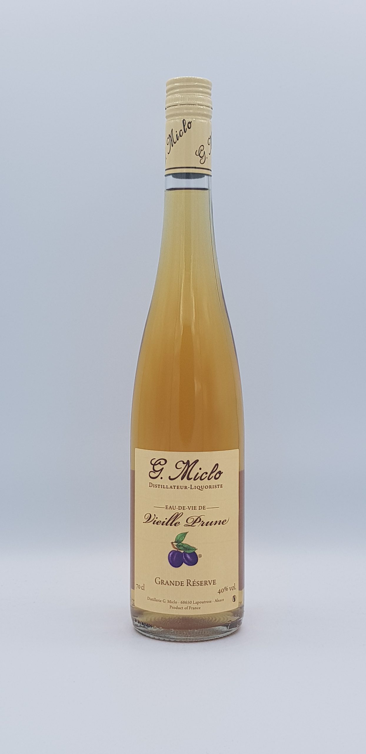 Eau-de-vie de Vieille Prune : vin