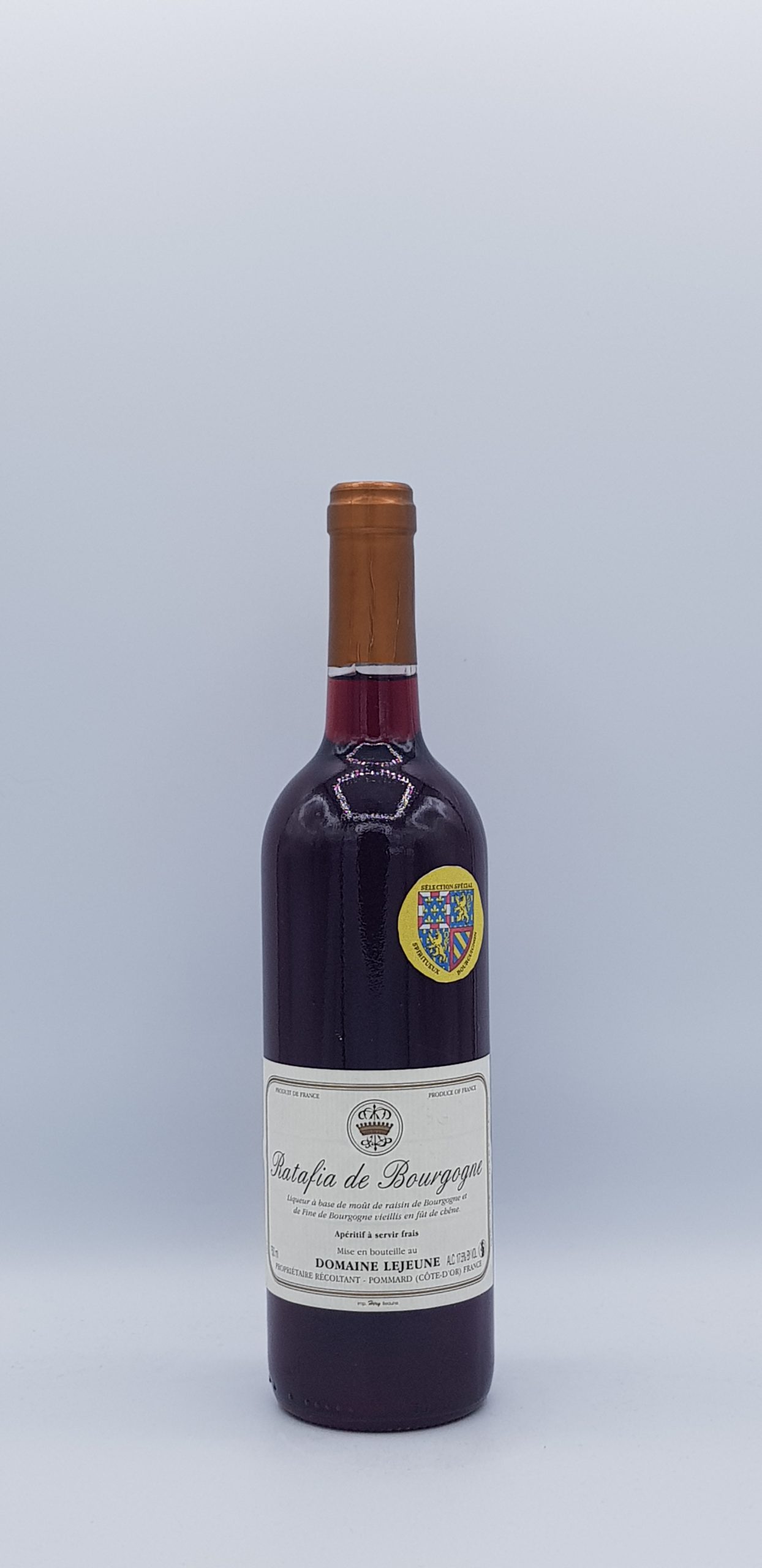 Ratafia de Bourgogne Rouge 17.5% Domaine Lejeune