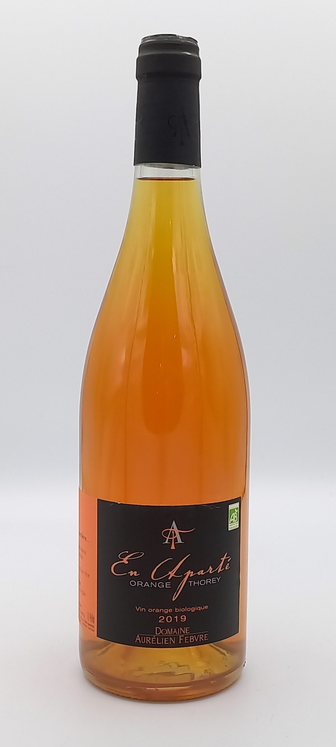 Côteaux de L’Auxois « En Aparté » 2019 orange AURELIEN FEBVRE bio