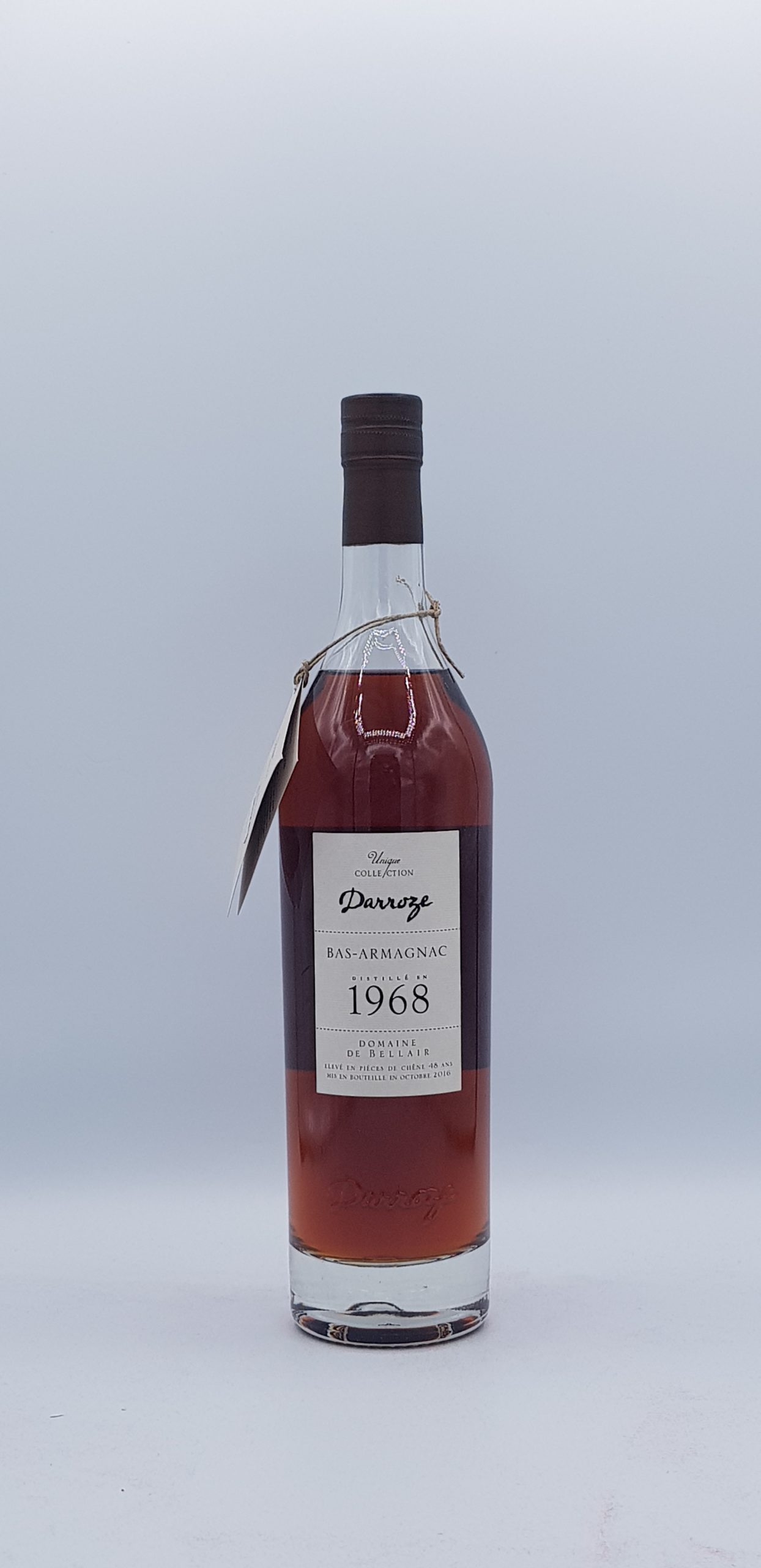 Bas Armagnac 1968 Domaine de Bellair collection Darroze