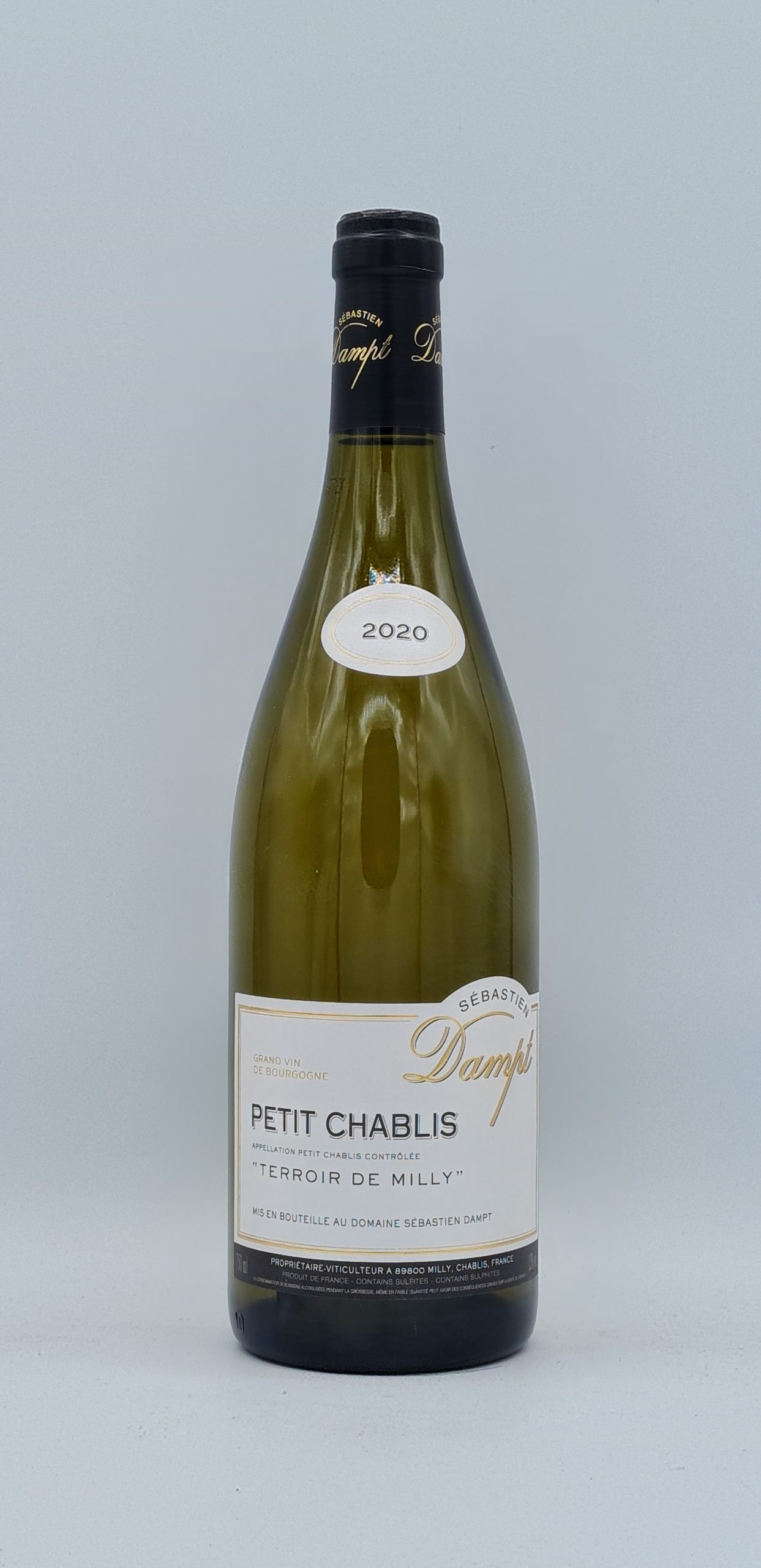 Petit Chablis “Terroir de Milly” 2020 Domaine Dampt