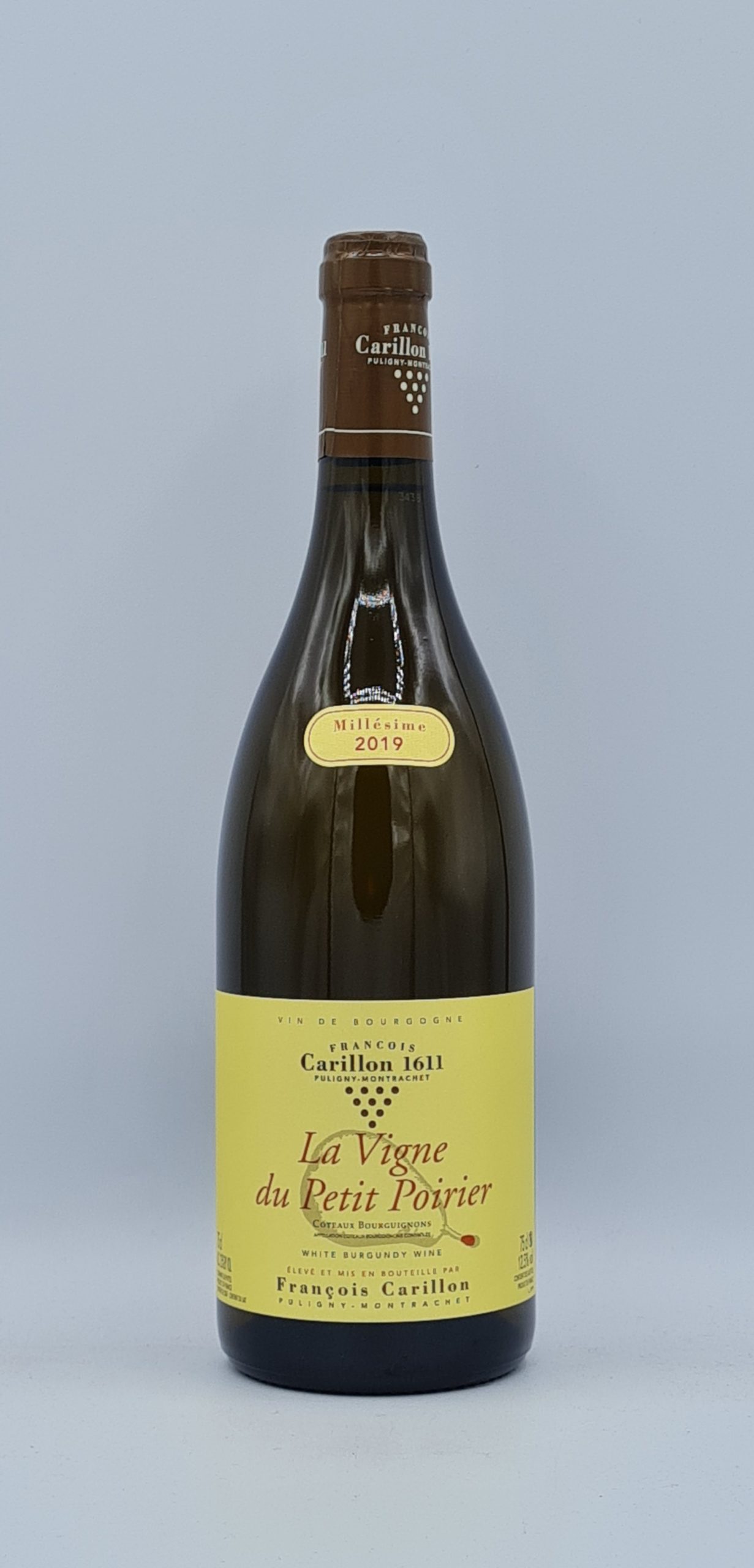 Côteaux Bourguignon aligoté « La vigne du petit Poirier » 2019 Domaine Carillon