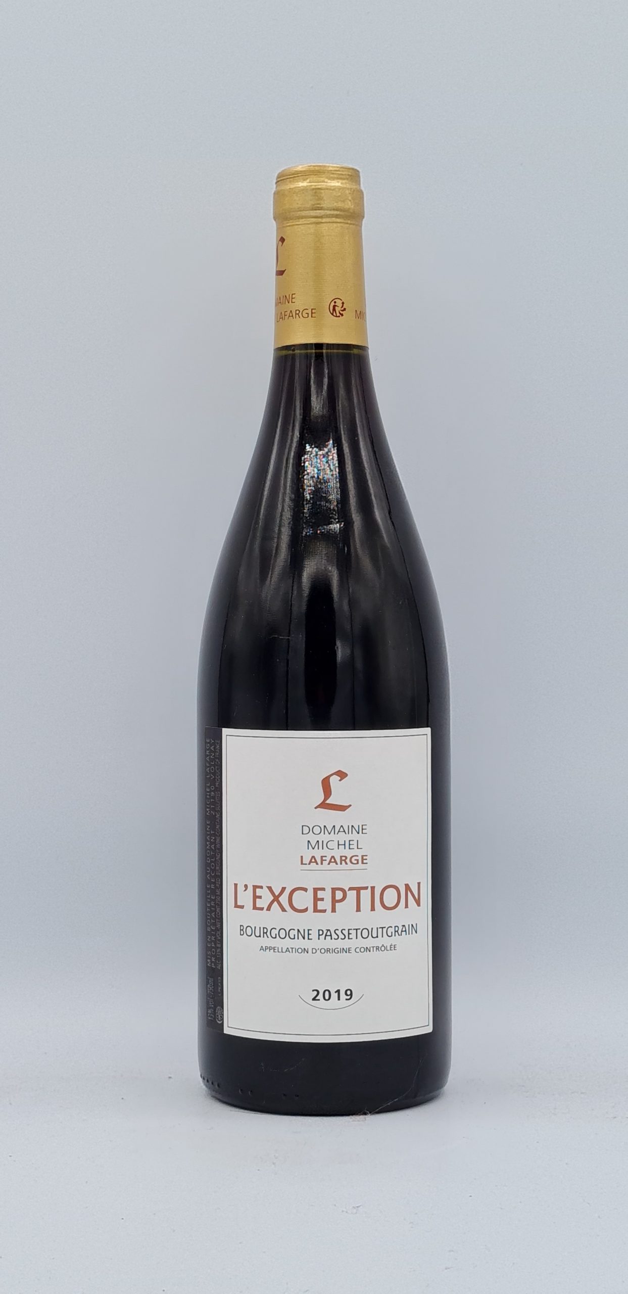 Bourgogne Passetoutgrain “L’exception” 2019 Domaine Lafarge