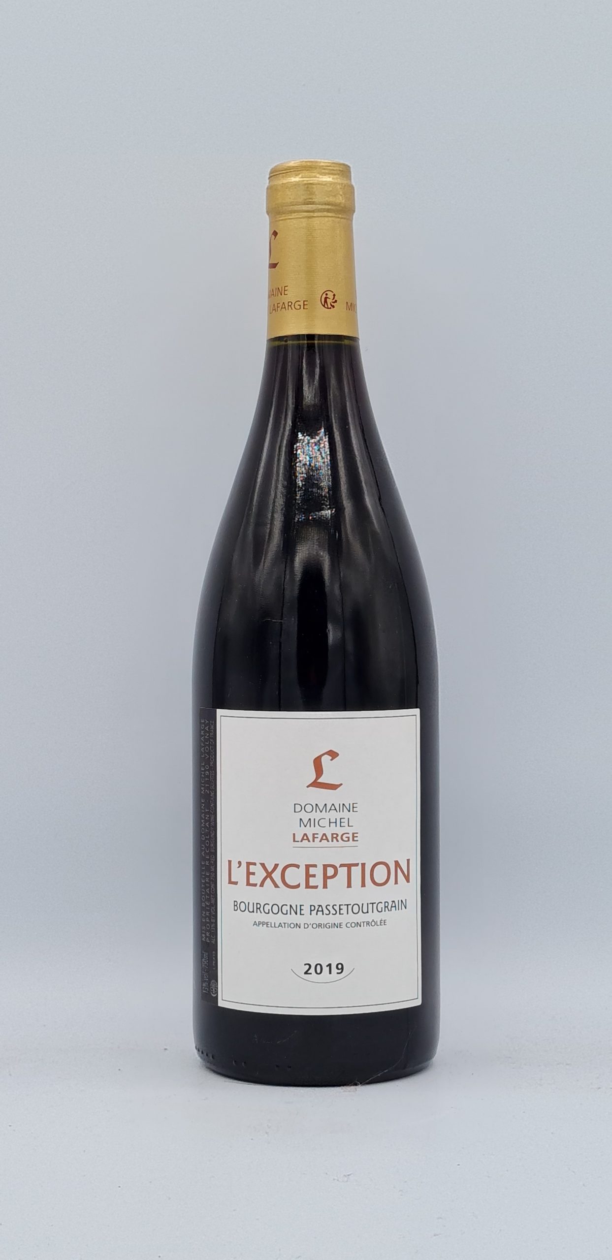 Bourgogne Passetoutgrain « L’exception » 2019 Domaine Lafarge