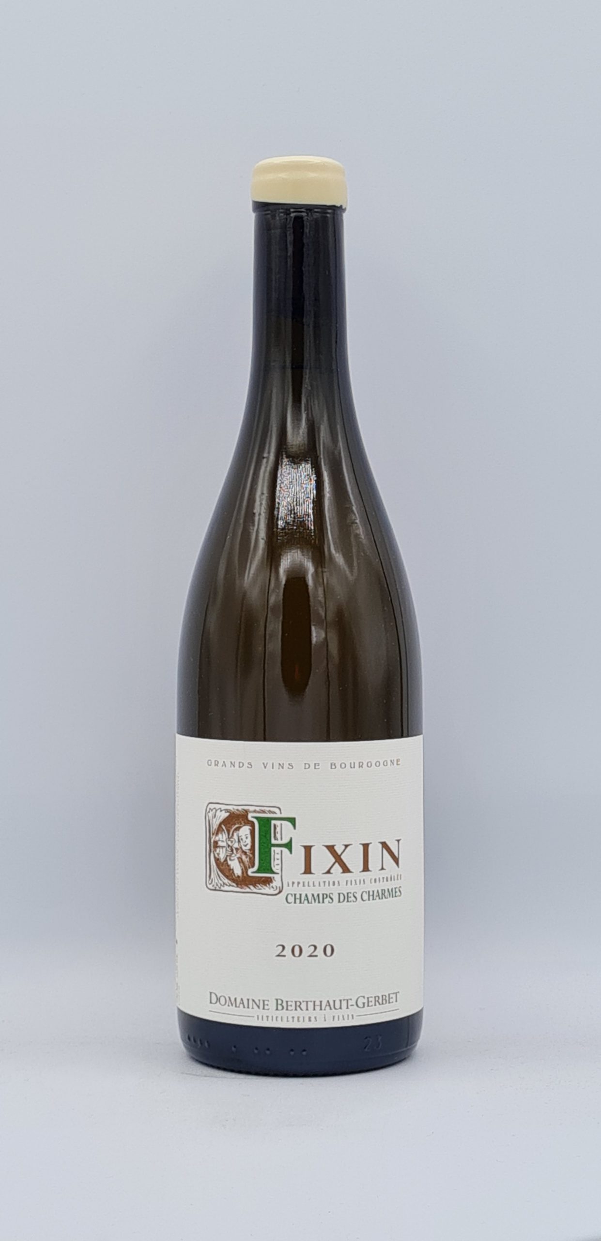 Bourgogne Fixin chardonnay “Champs des Charmes” 2020 Domaine Berthaut Gerbet Bourgogne Fixin chardonnay “Champs des Charmes” 2020 Domaine Berthaut Gerbet