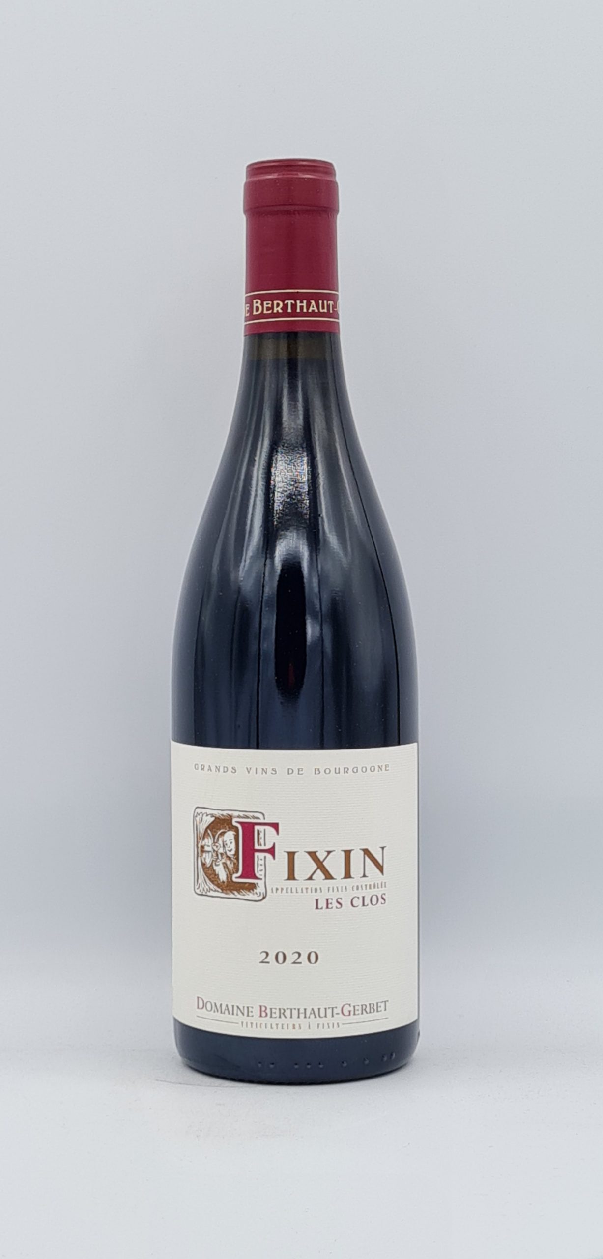 Bourgogne Fixin ‘Le Clos” 2020 Domaine Berthaut Gerbet Bourgogne Fixin ‘Le Clos” 2020 Domaine Berthaut Gerbet