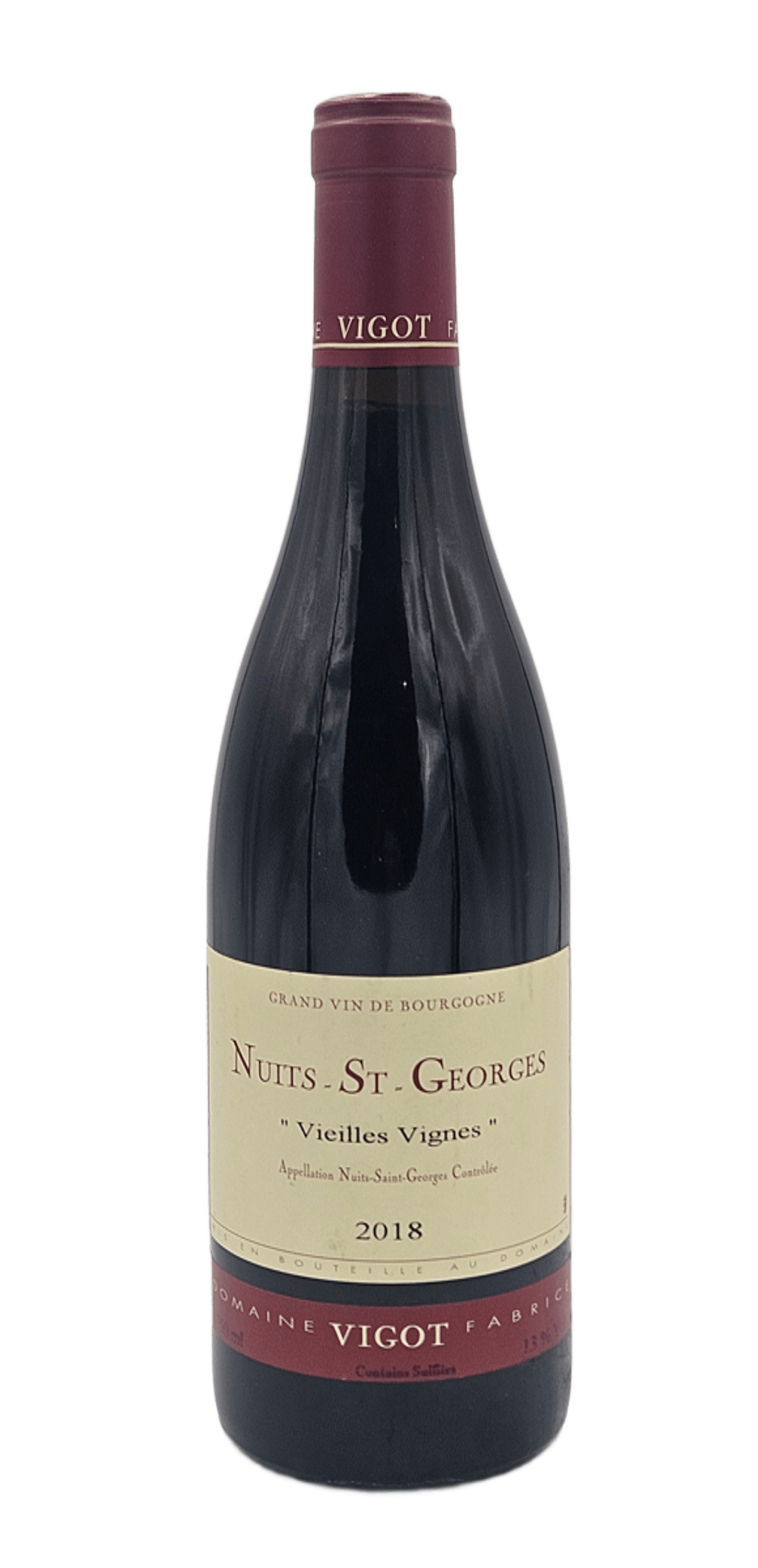 Bourgogne Nuits-Saint-Georges « Vieilles Vignes » – Rouge – 2018 – Domaine Vigot Bourgogne Nuits-Saint-Georges « Vieilles Vignes » – Rouge – 2018 – Domaine Vigot