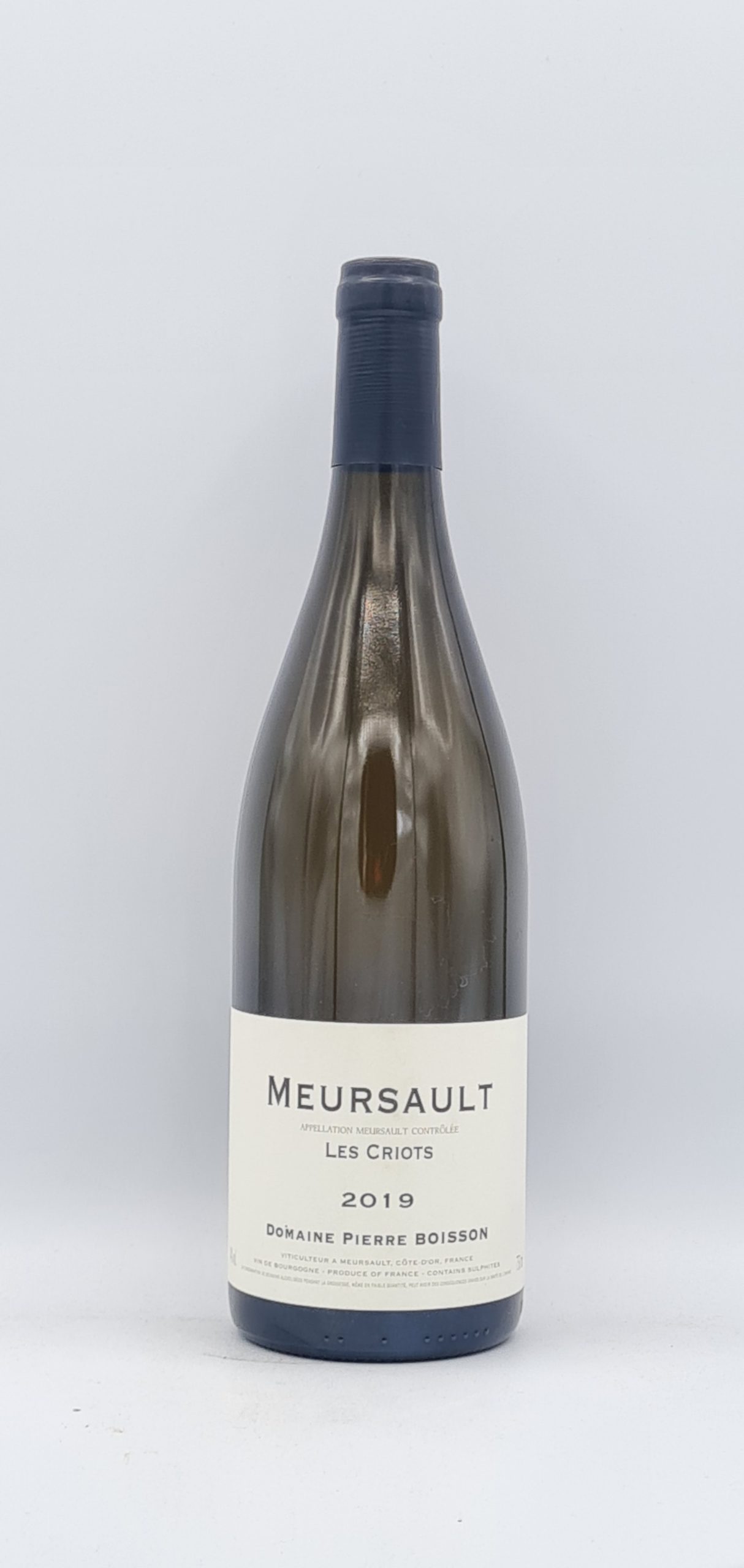 Bourgogne Meursault “Les Criots” 2019 Domaine Boisson