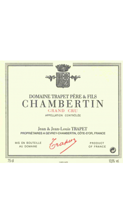 Bourgogne Jéroboam Chambertin Grand Cru 2014 Domaine Trapet Bourgogne Jéroboam Chambertin Grand Cru 2014 Domaine Trapet