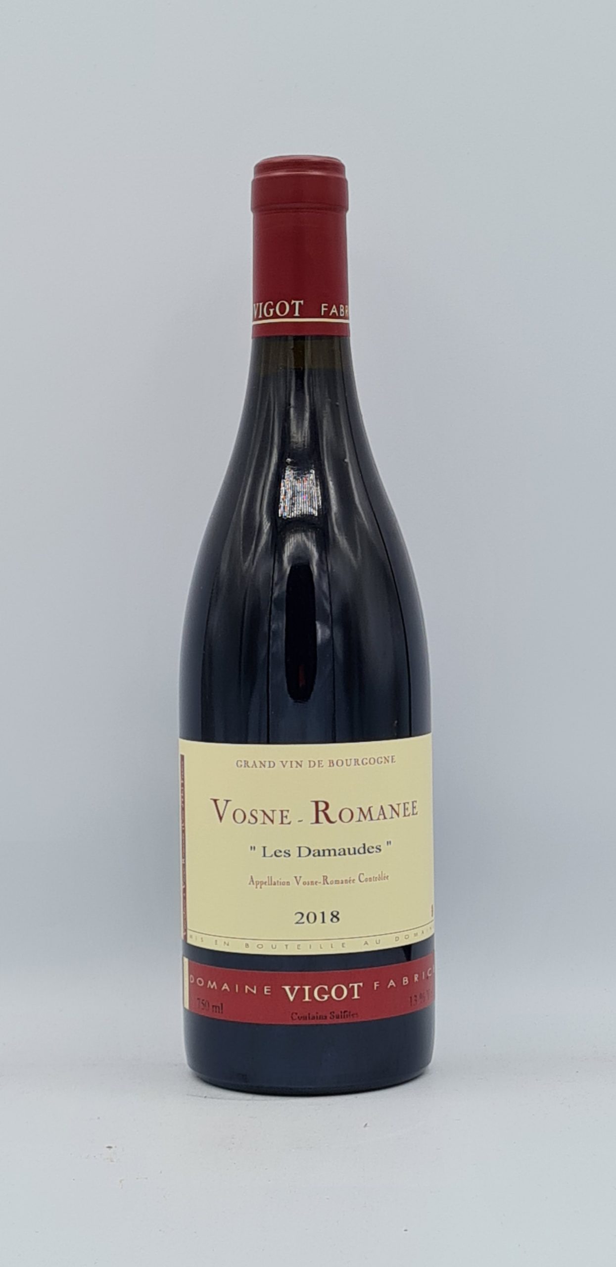 Bourgogne Vosne-Romanée « Les Damaudes » 2018 Domaine Vigot