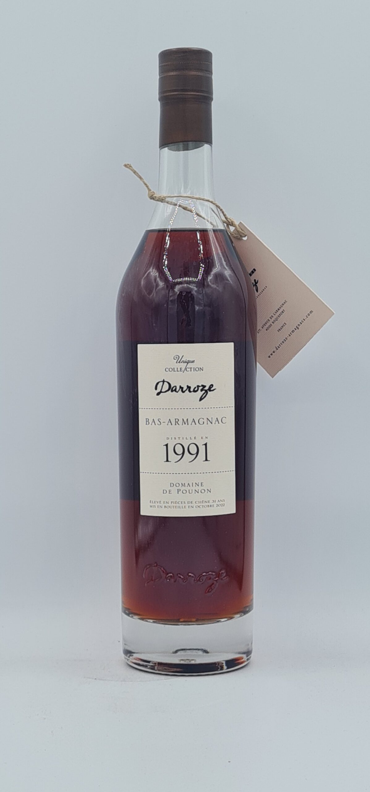 Bas Armagnac 1991 Domaine de Pounon