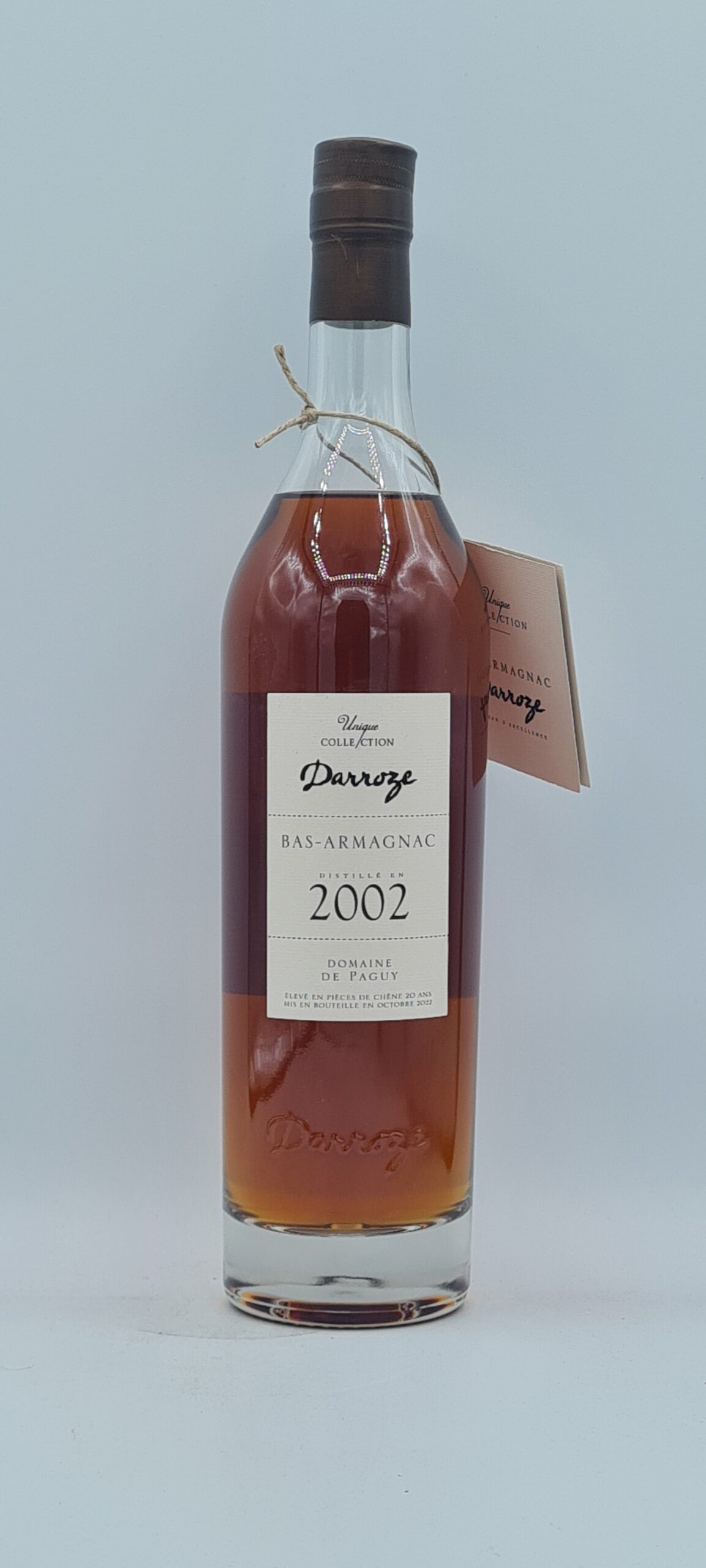 Bas Armagnac 2002 Domaine de Paguy collection Darroze