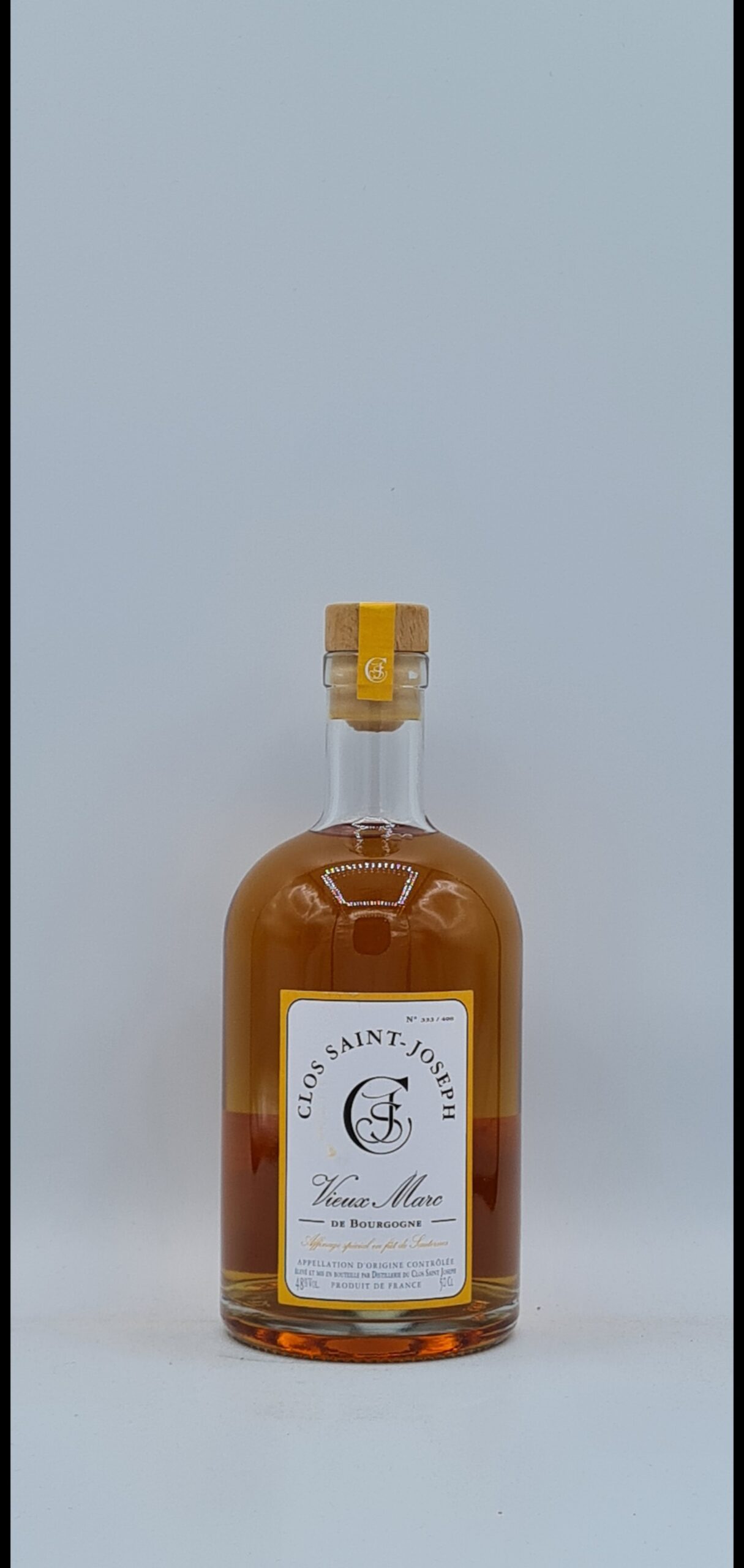 Marc de Bourgogne affinage Sauterne Distillerie du Clos Saint Joseph