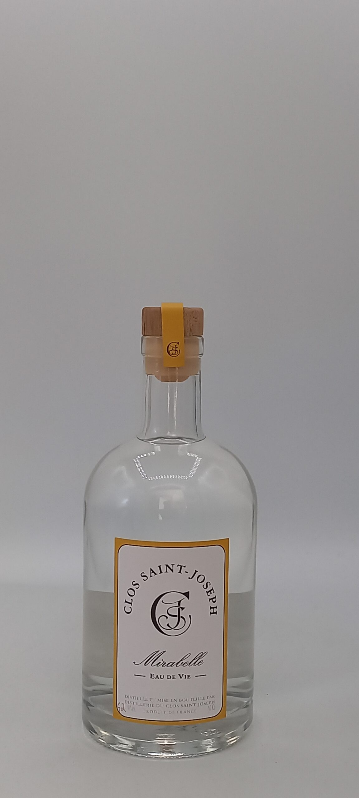 Eau de Vie Mirabelle  Distillerie du Clos Saint Joseph