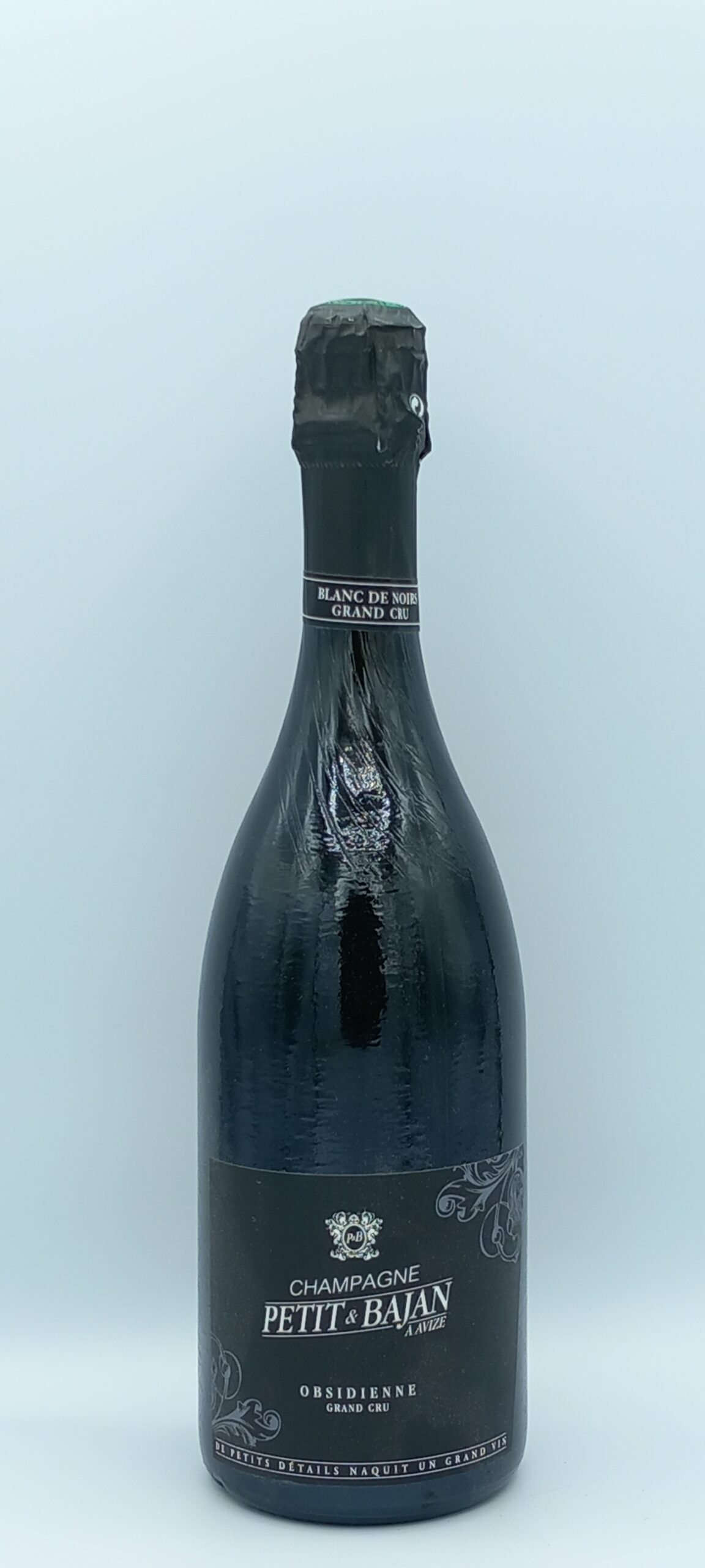 Champagne Cuvée Obsidienne Grand Cru Petit et Bajan