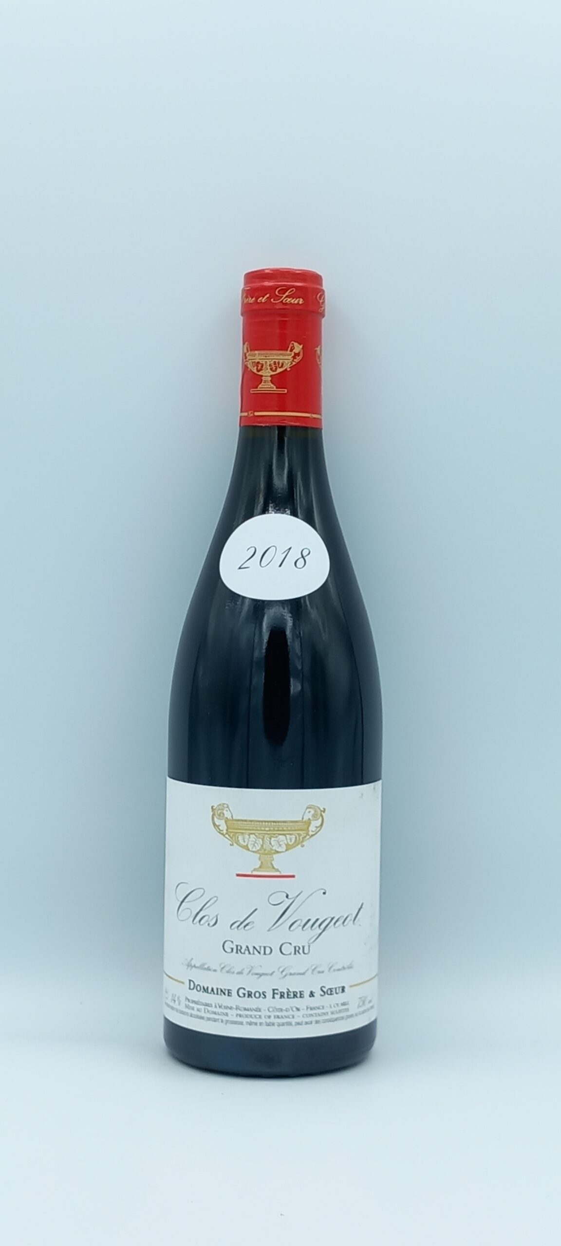 Bourgogne Clos Vougeot 2018 Domaine Gros Frère & Soeur
