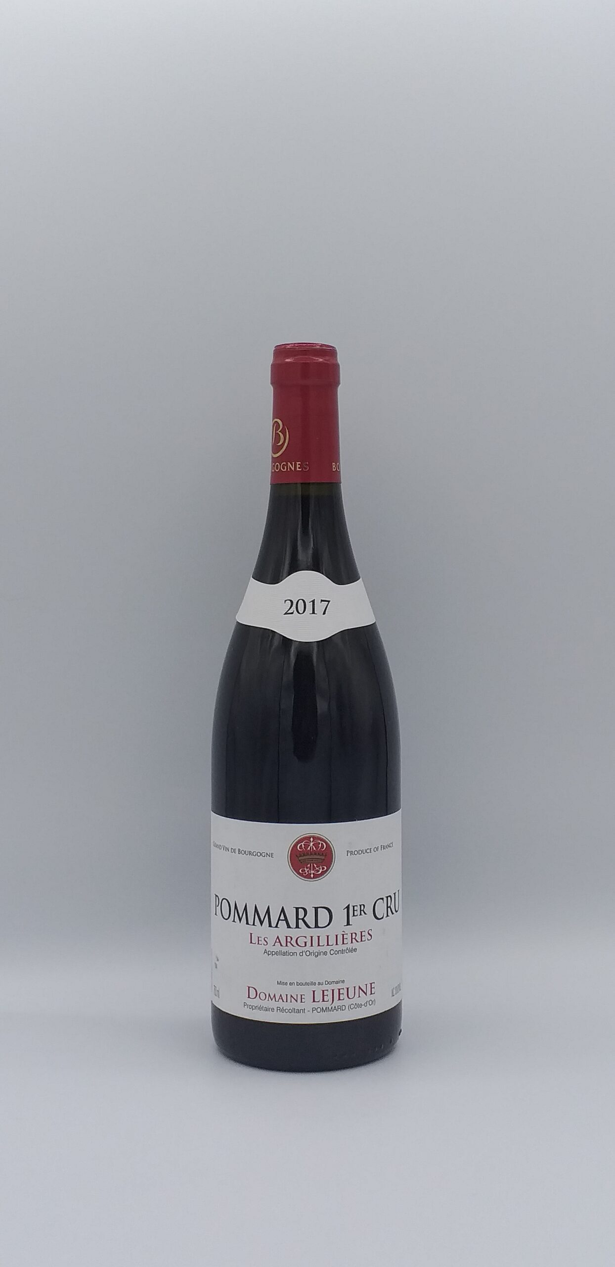 Bourgogne Pommard 1er cru “Les Argillières” 2017 Domaine Lejeune