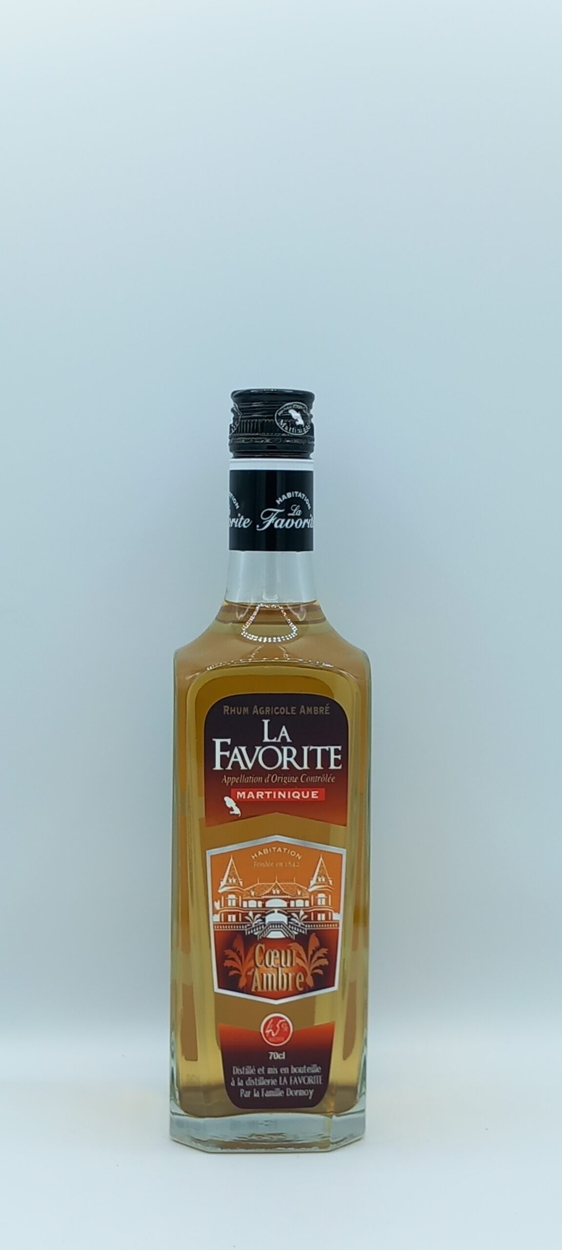 RHUM LA FAVORITE COEUR AMBREE MARTINIQUE