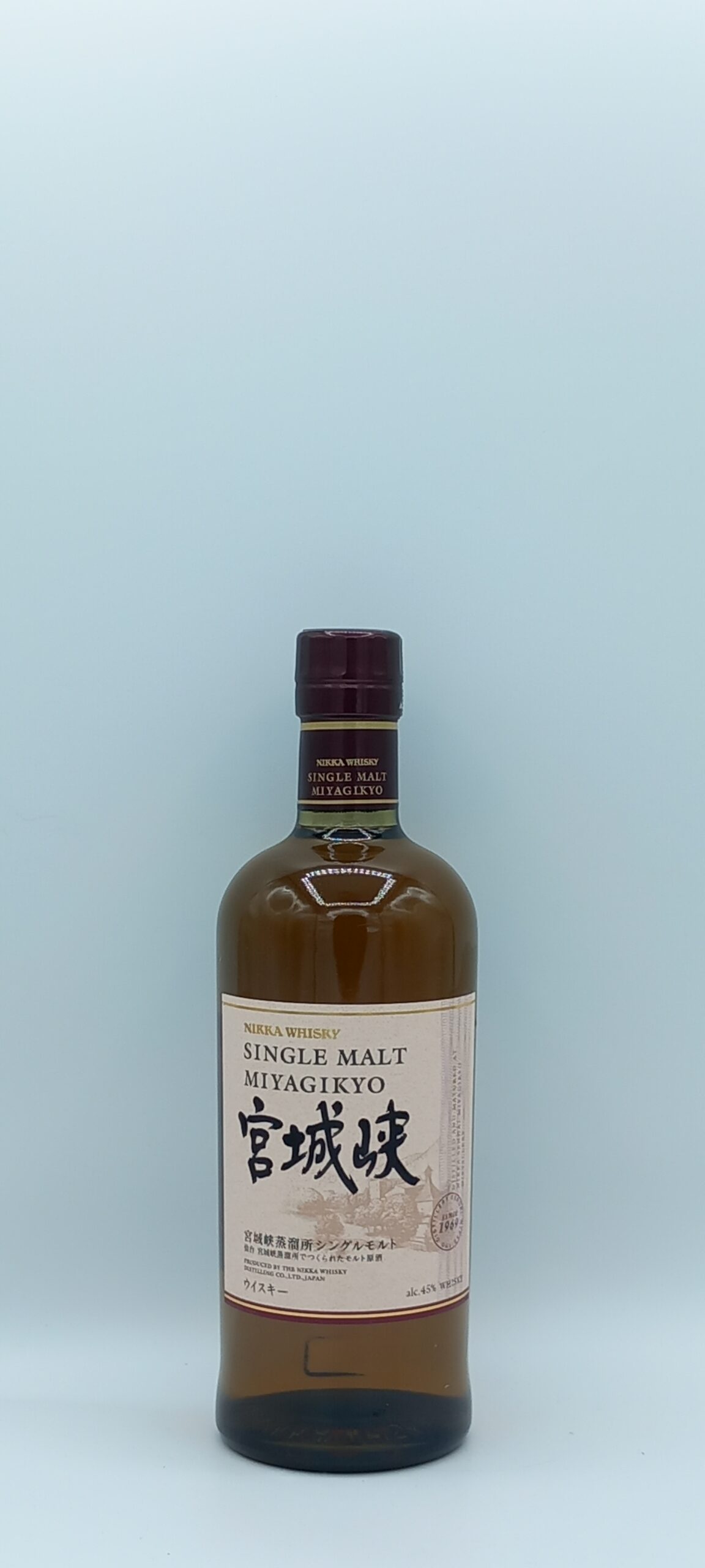 WHISKY SINGLE MALT MIYAGIKYO DISTILLERIE NIKKA JAPON