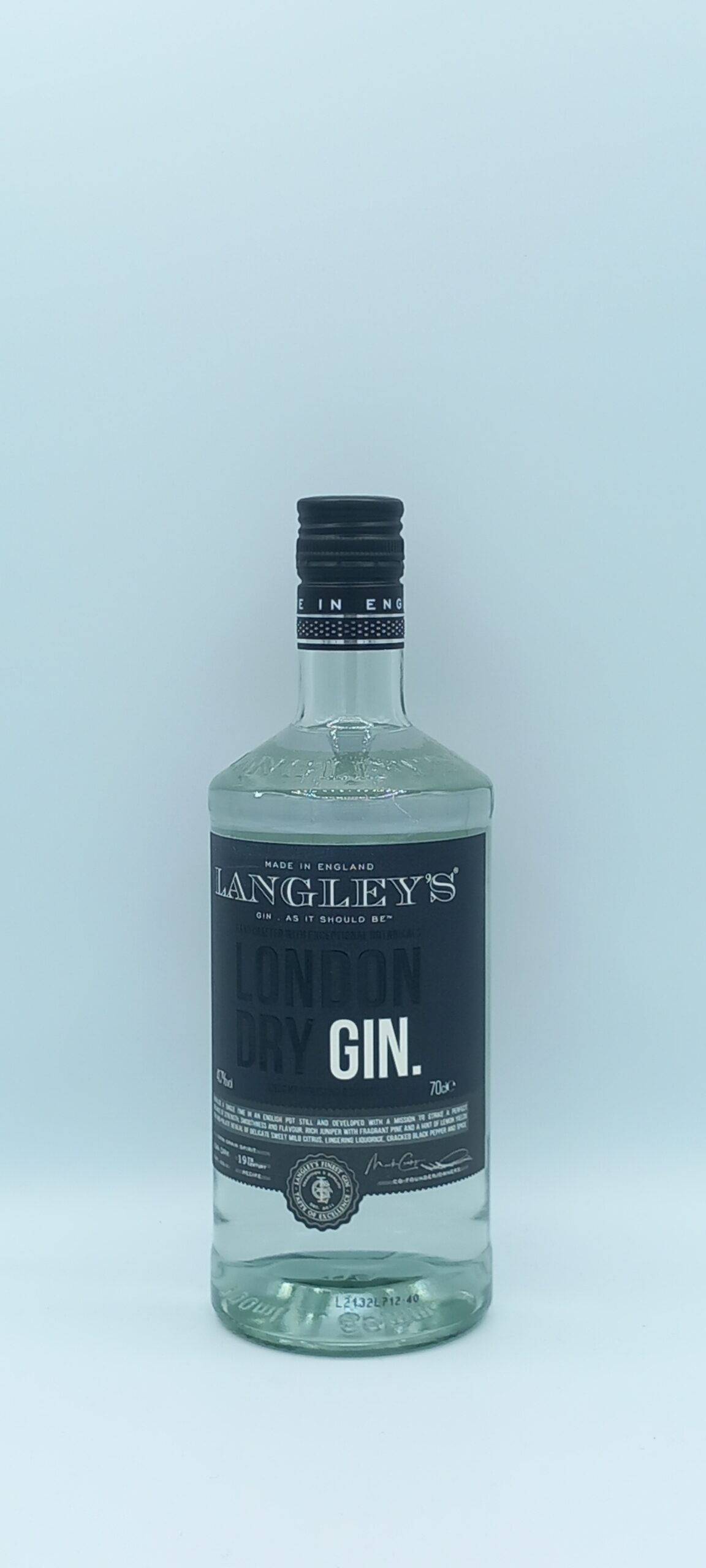 GIN LANGLEYS LONDON DRY