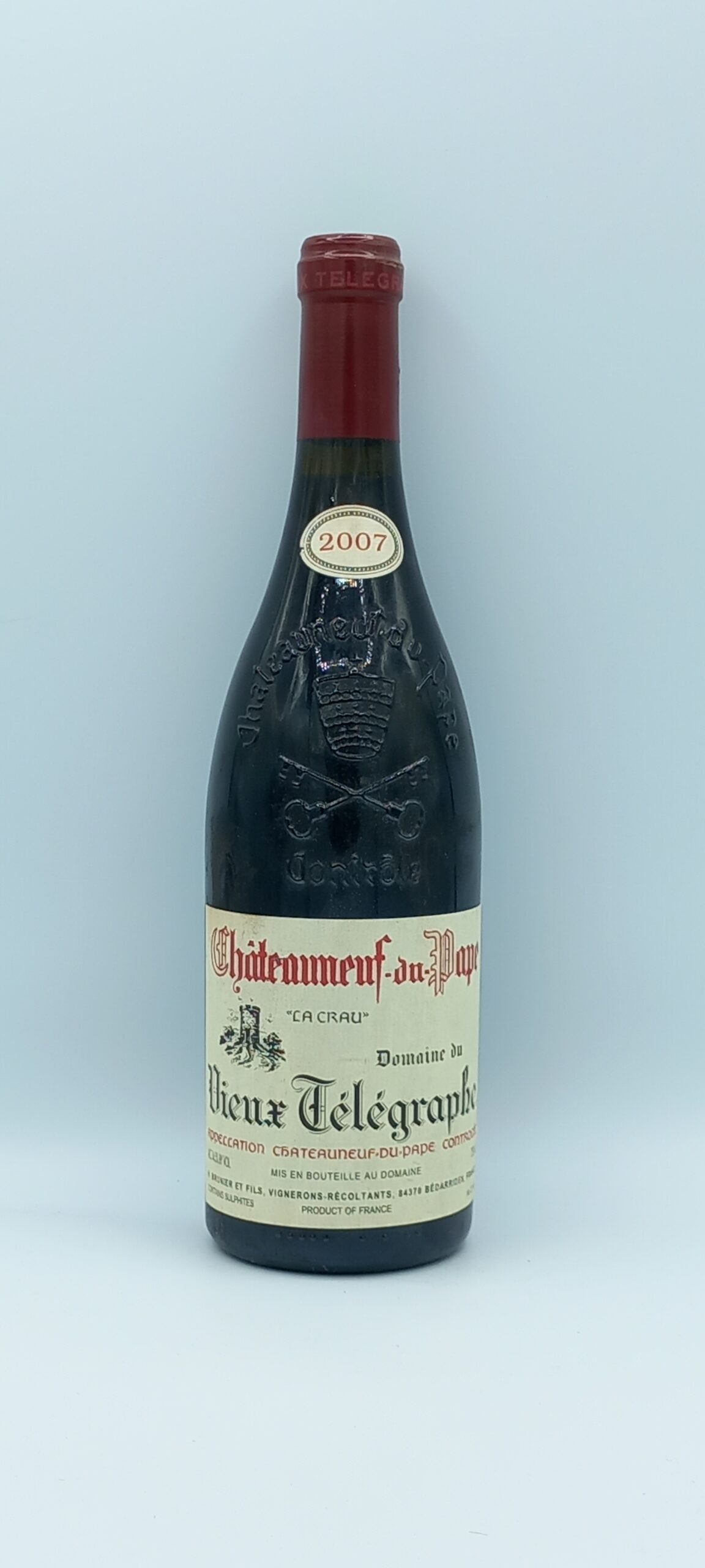 CHATEAUNEUF DU PAPE 2007 LA CRAU DOMAINE DU VIEUX TELEGRAPHE