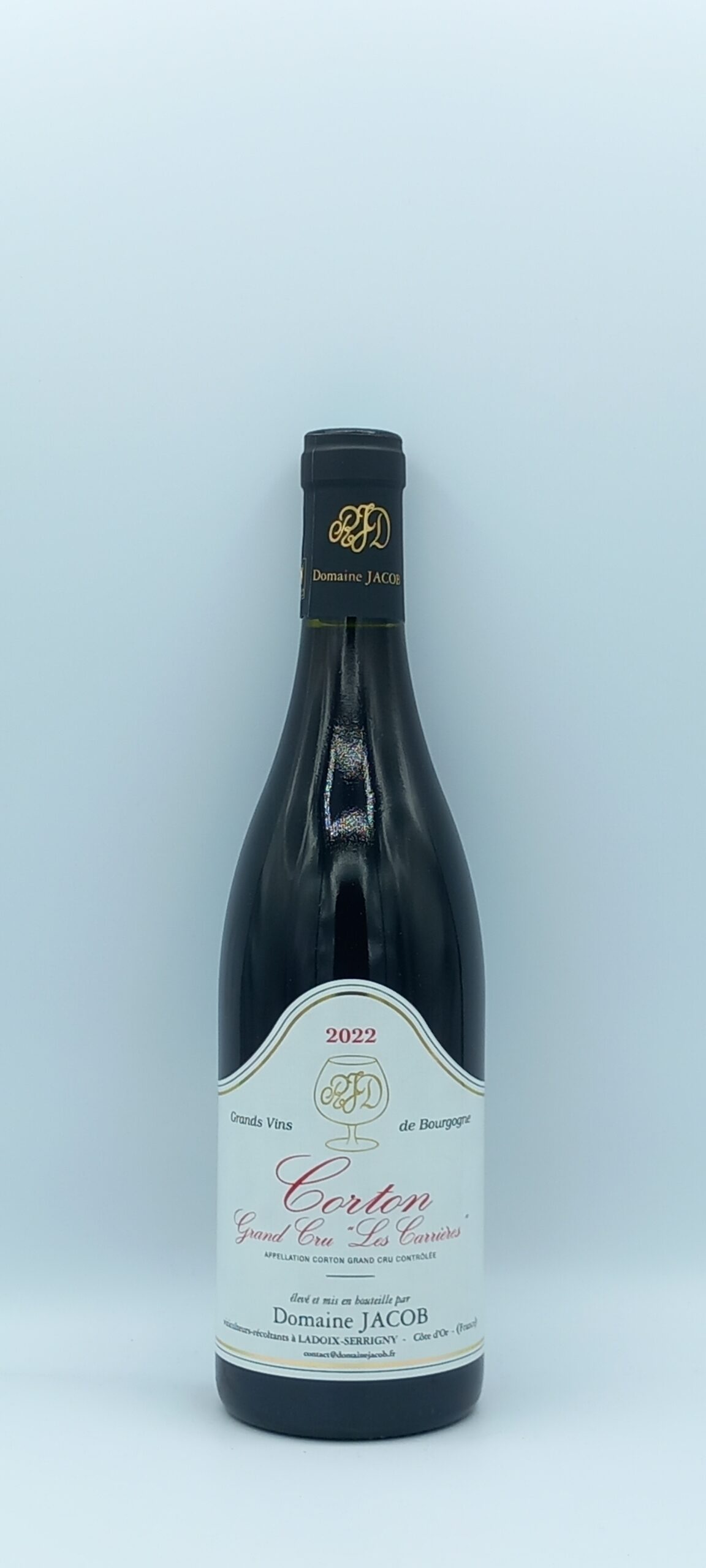 BOURGOGNE CORTON GRAND CRU LES CARRIERES ROUGE 2022 DOMAINE JACOB