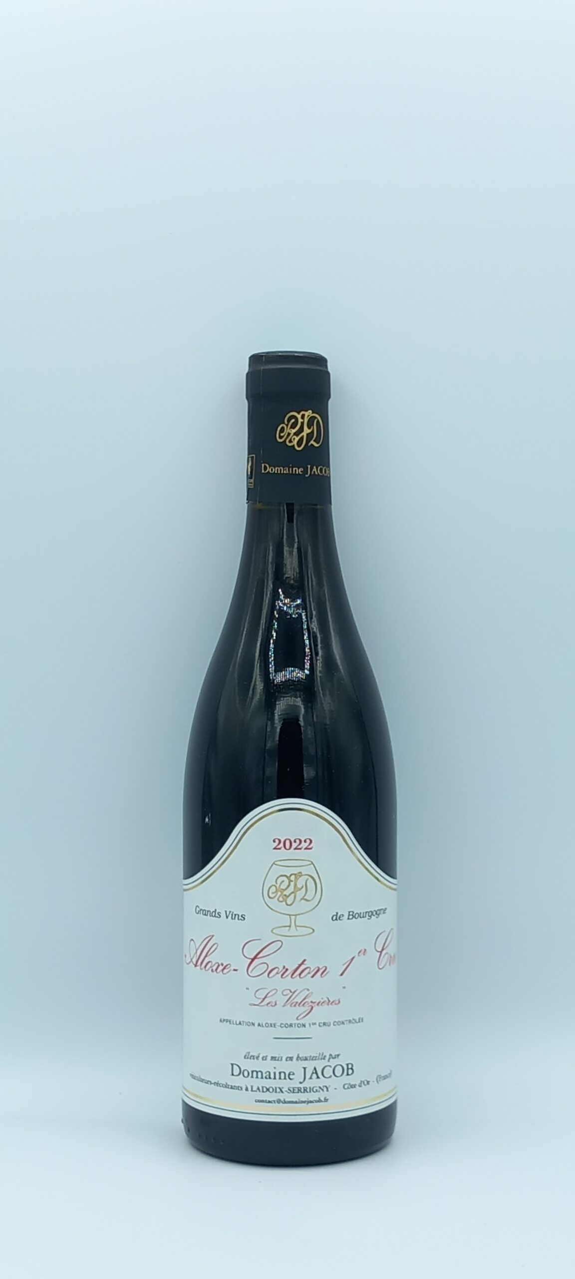 BOURGOGNE ALOXE CORTON 1 ER CRU LES VALOZIERES ROUGE 2022 DOMAINE JACOB