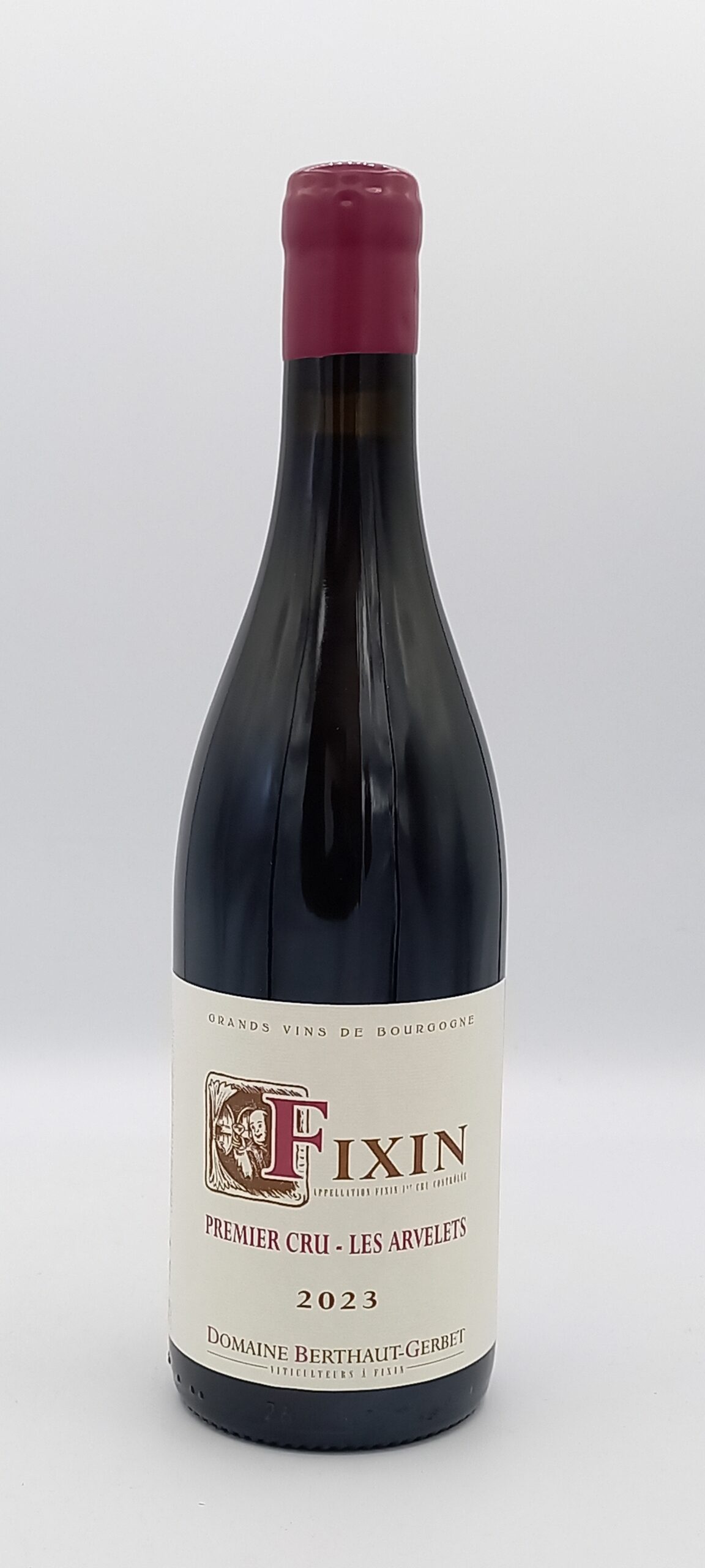 BOURGOGNE FIXIN 1 ER CRU ARVELETS 2023 DOMAINE BERTHAUT GERBET