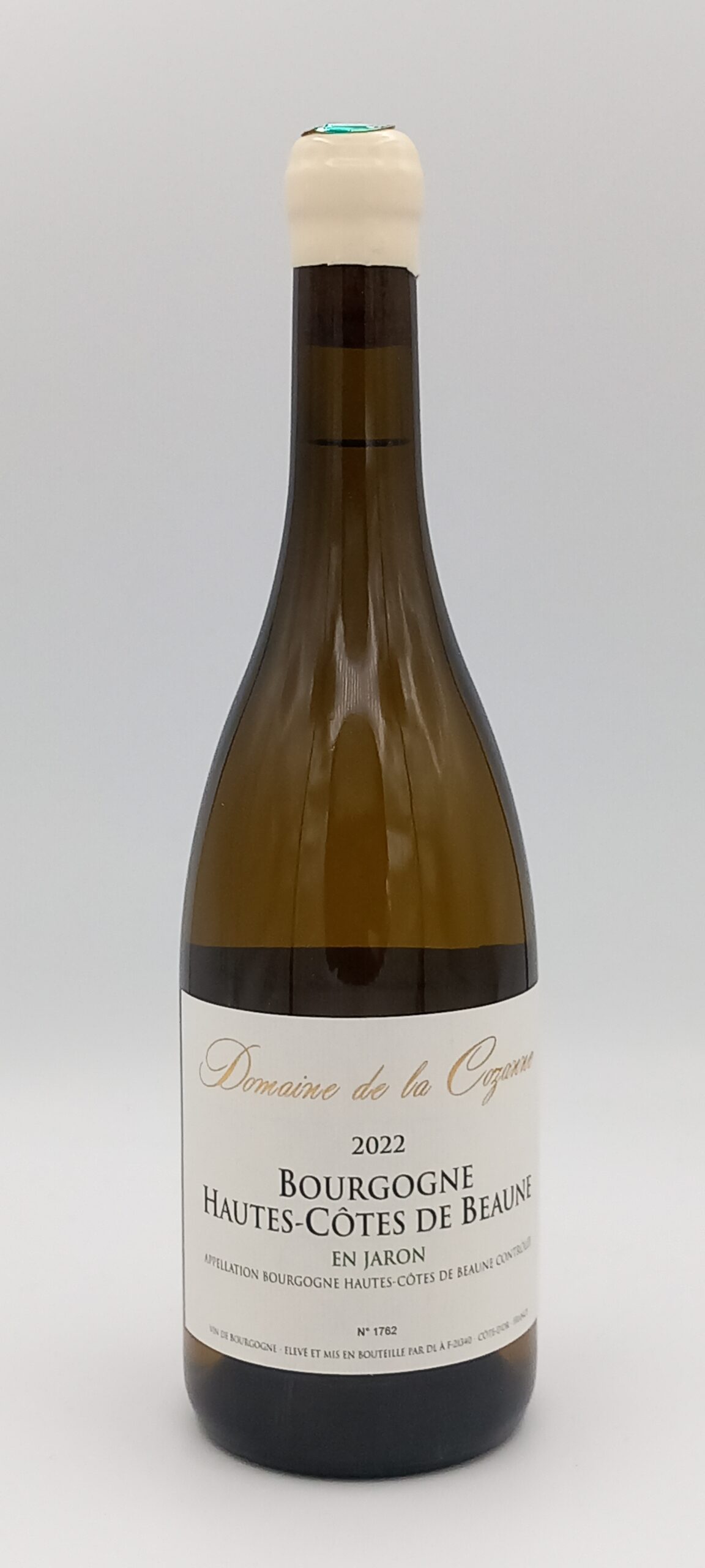 BOURGOGNE HAUTES COTES DE BEAUNE BLANC 2022 EN JARON DOMAINE DE LA COZANNE