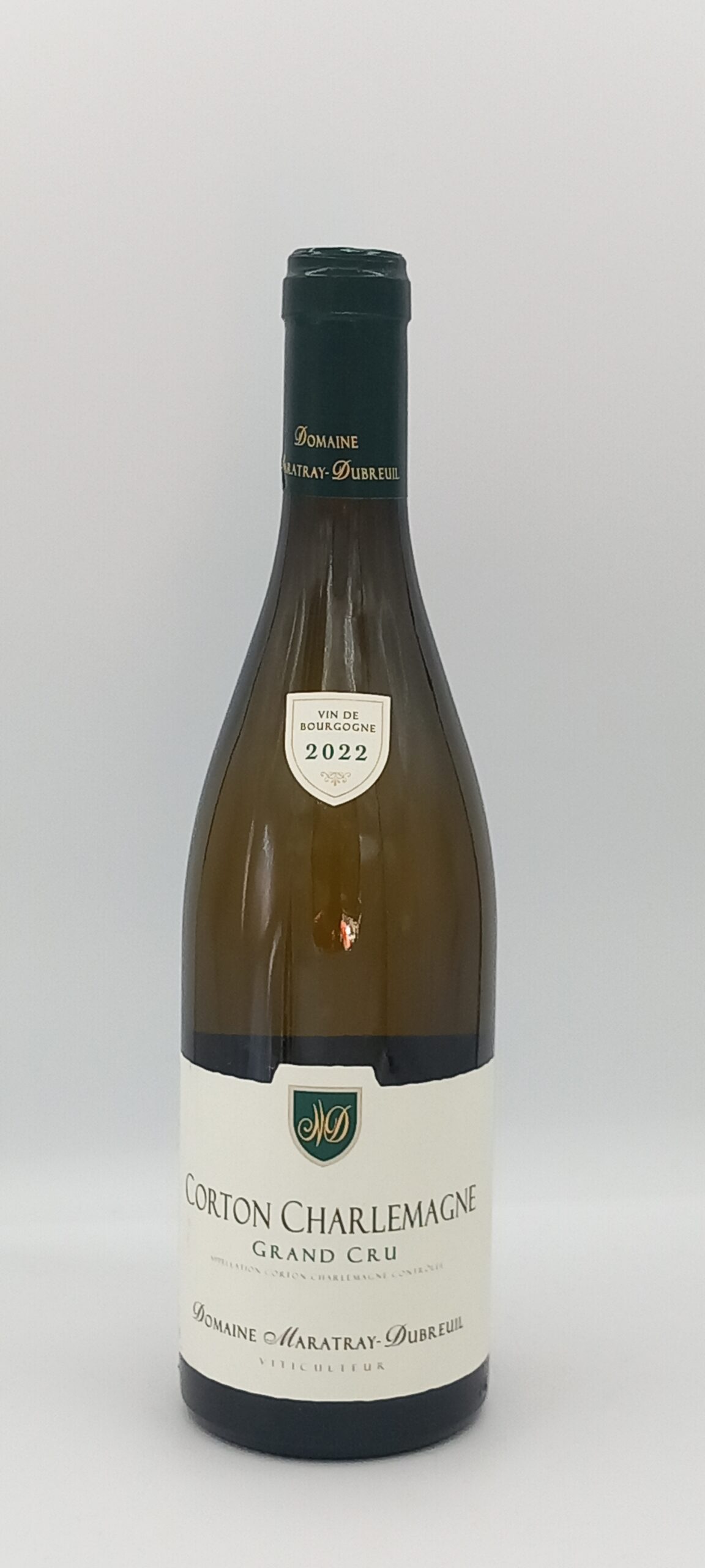 BOURGOGNE CORTON CHARLEMAGNE 2022 BLANC DOMAINE MARATRAY DUBREUIL