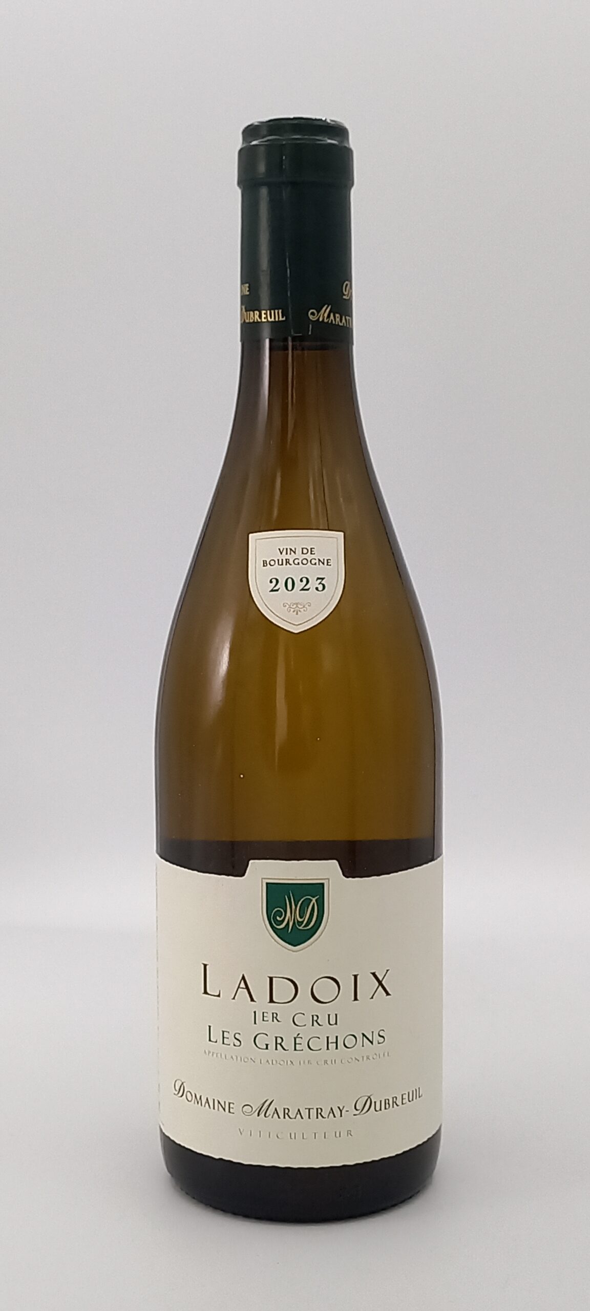 BOURGOGNE LADOIX 1ER CRU 2023 BLANC LES GRECHONS DOMAINE MARATRAY DUBREUIL