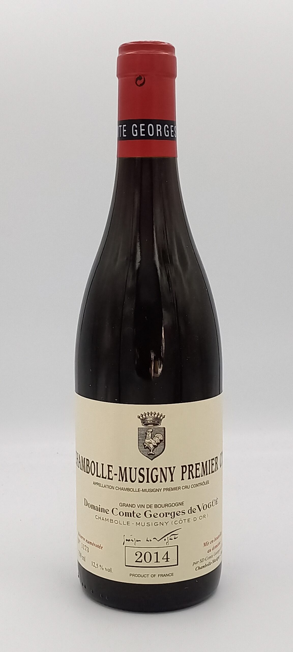 BOURGOGNE CHAMBOLLE MUSIGNY 1ER CRU 2014 DOMAINE DU COMTE DE VOGUE
