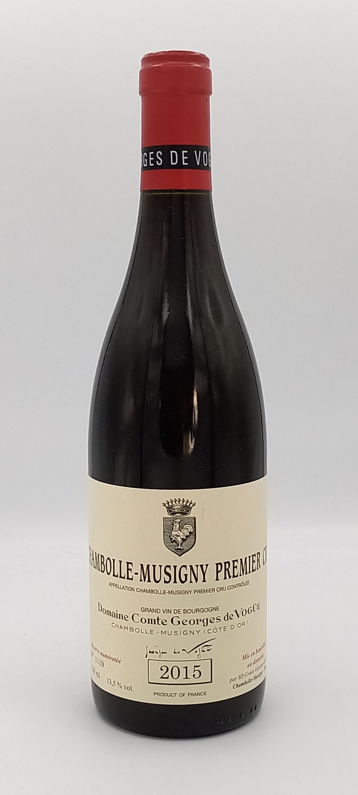 BOURGOGNE CHAMBOLLE MUSIGNY 1ER CRU 2015 DOMAINE DU COMTE DE VOGUE