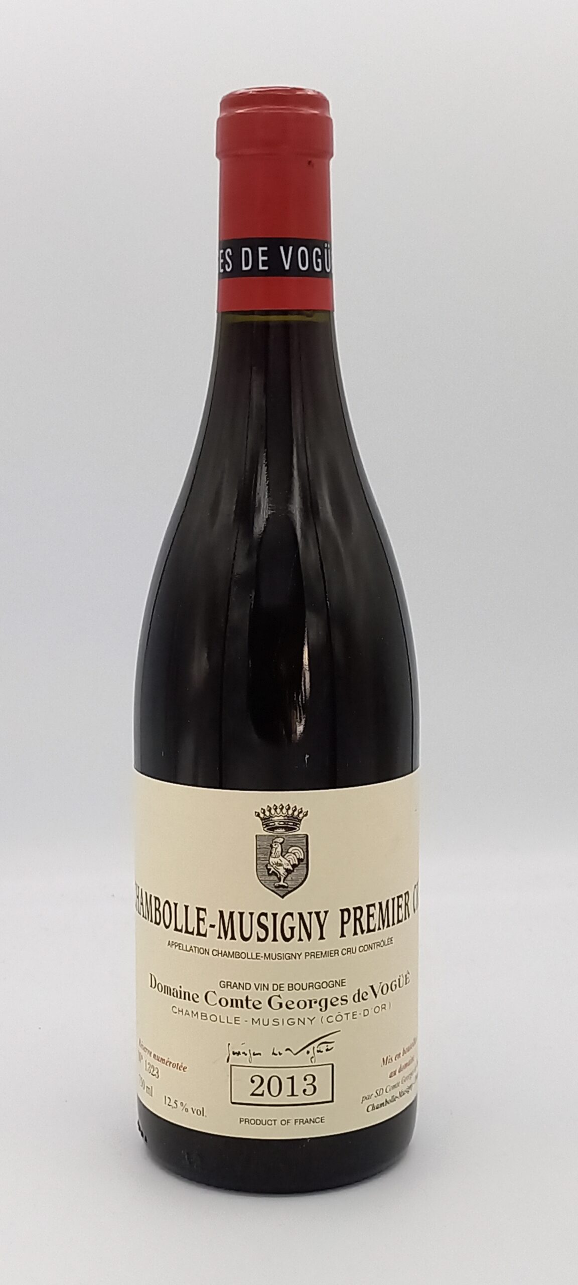 BOURGOGNE CHAMBOLLE MUSIGNY 1ER CRU 2013 DOMAINE DU COMTE DE VOGUE