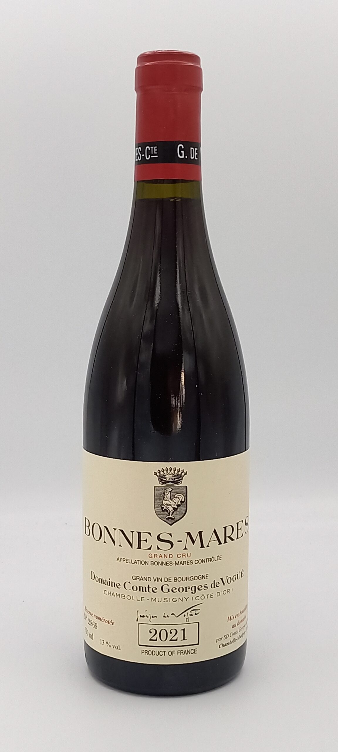 BOURGOGNE BONNES MARES GRAND CRU 2021 DOMAINE DU COMTE DE VOGUE