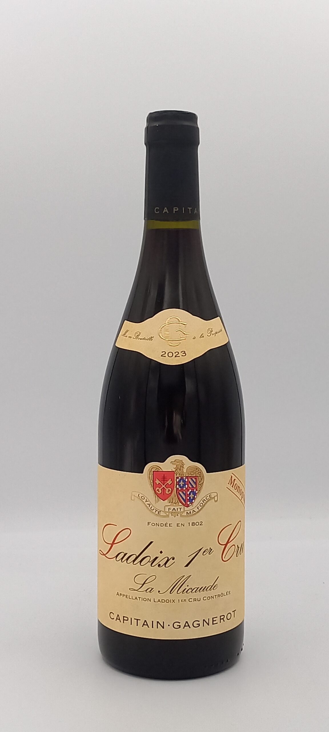 BOURGOGNE LADOIX 1ER CRU LA MICAUDE MONOPOLE 2023 ROUGE DOMAINE CAPITAIN  GAGNEROT