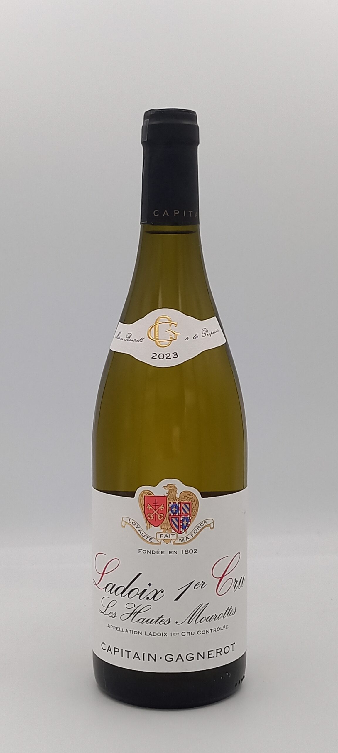 BOURGOGNE LADOIX 1ER CRU 2023 HAUTES MOUROTTES BLANC DOMAINE CAPITAIN GAGNEROT