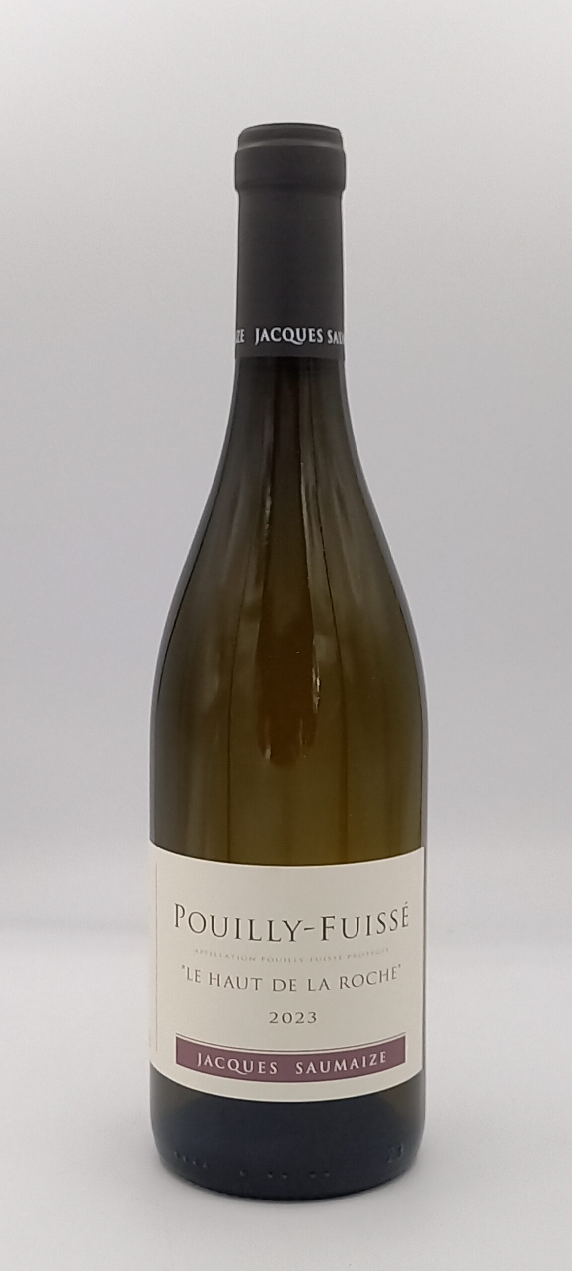 BOURGOGNE POUILLY FUISSE HAUT DE LA ROCHE 2023 BLANC DOMAINE SAUMAIZE JACQUES