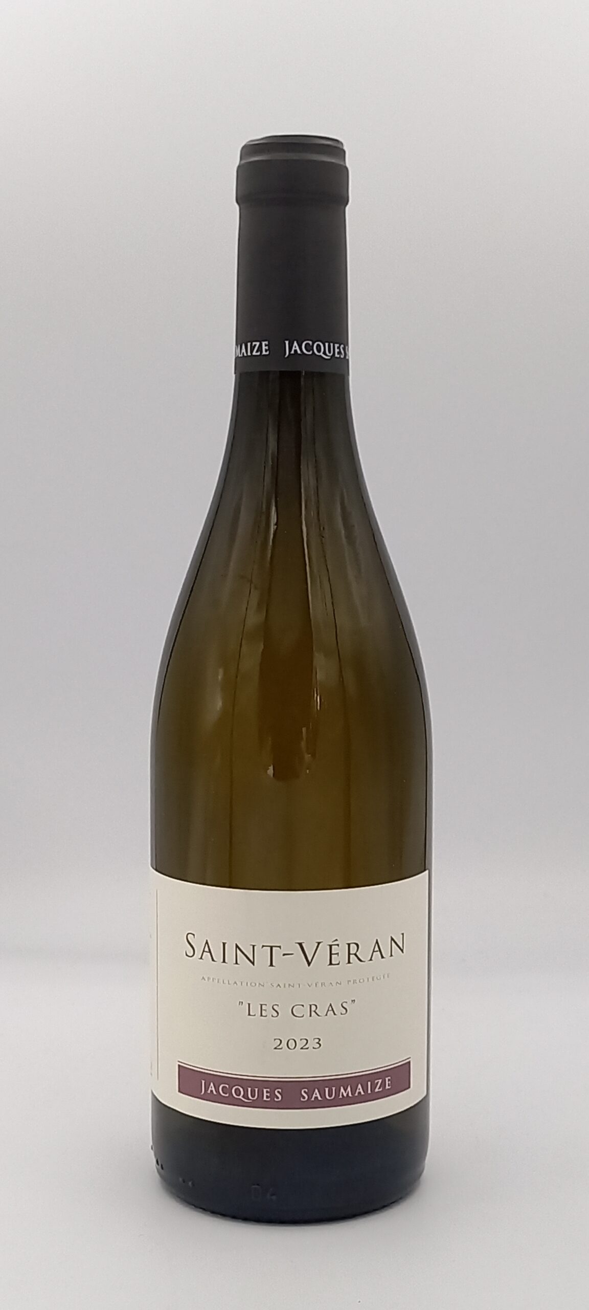 BOURGOGNE SAINT VERAN 2023 LES CRAS BLANC DOMAINE SAUMAIZE JACQUES